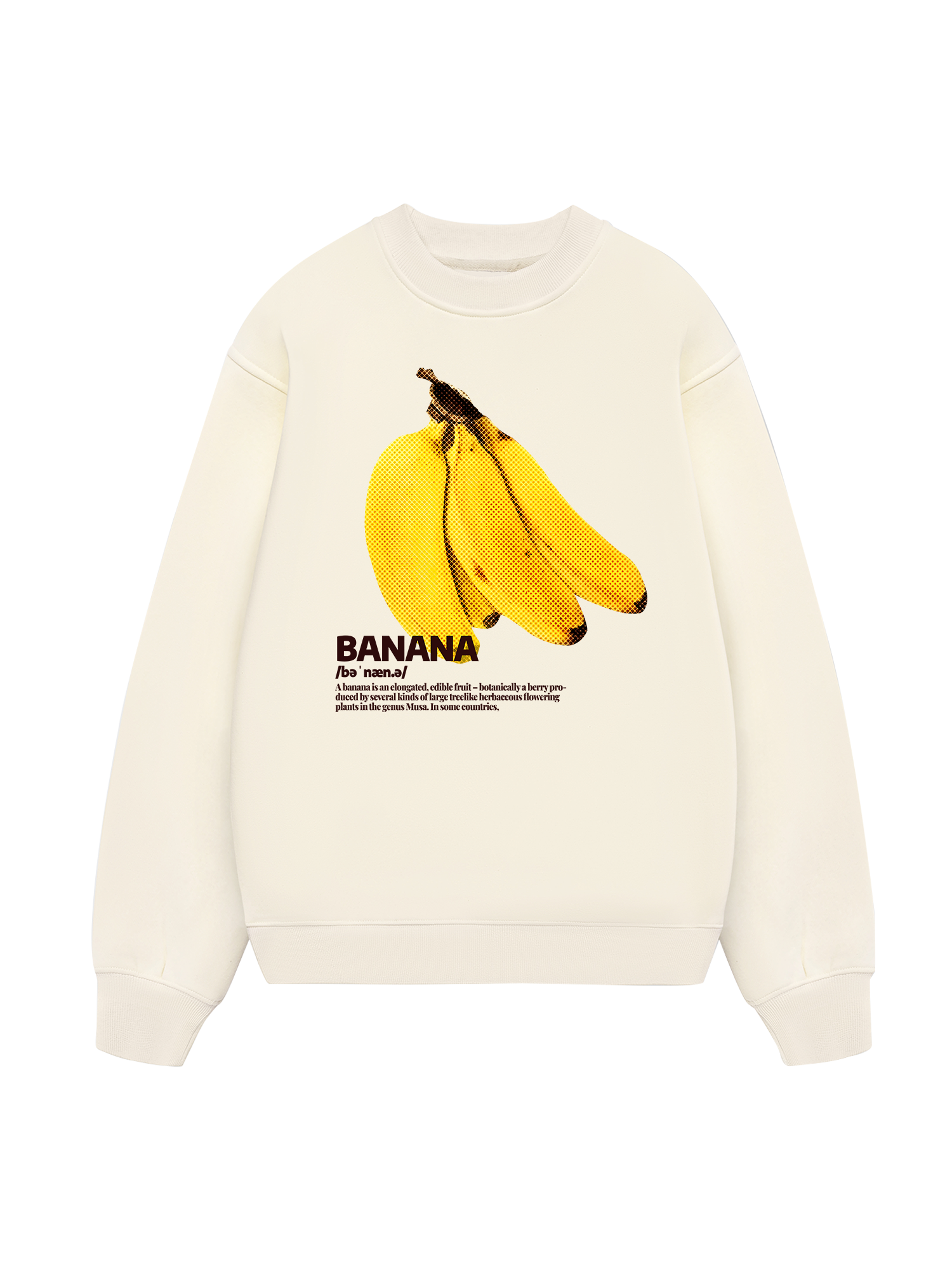Tropical Banana Retro Sweater