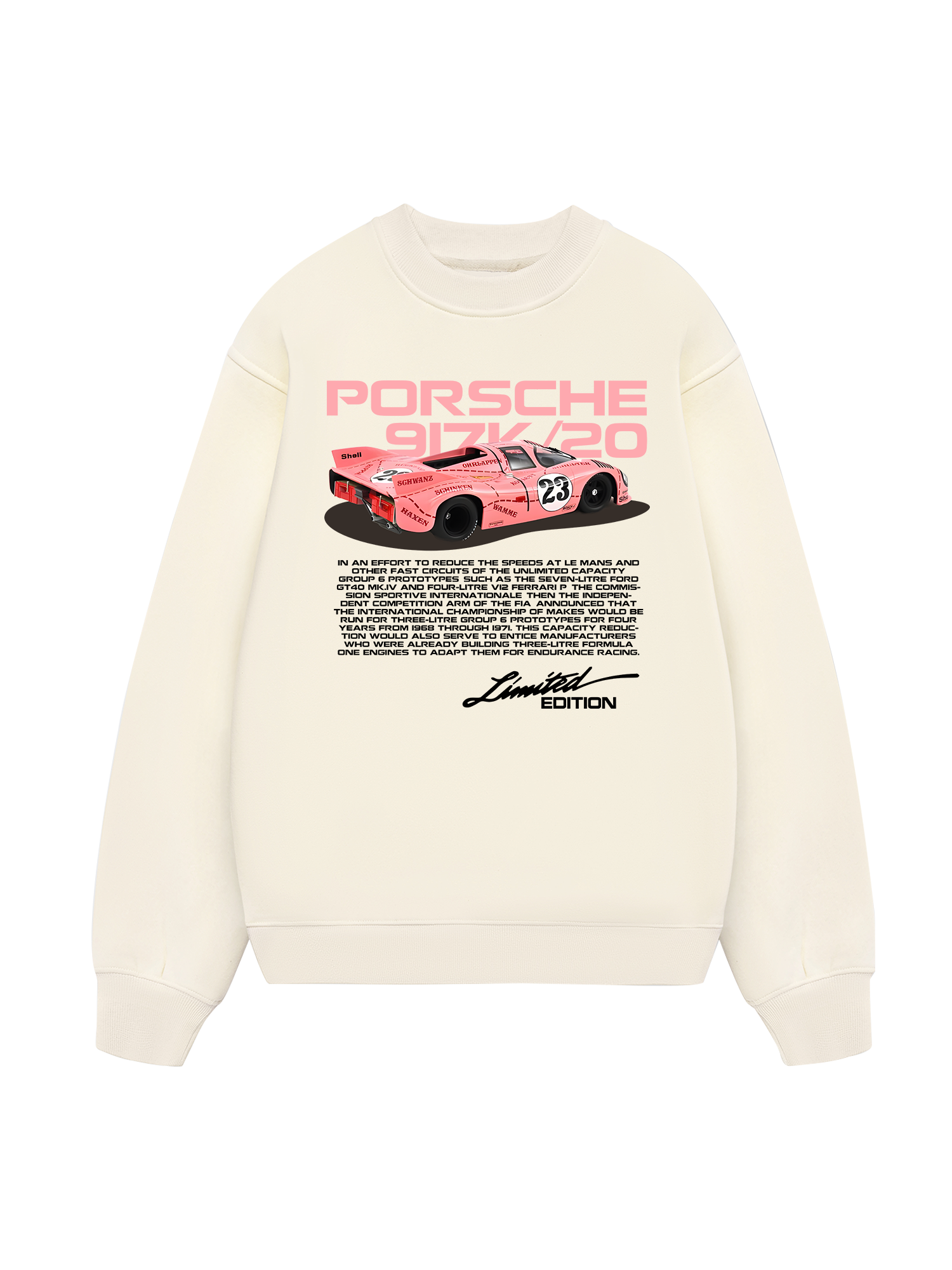 Porsche 917K Pink Pig Sweater