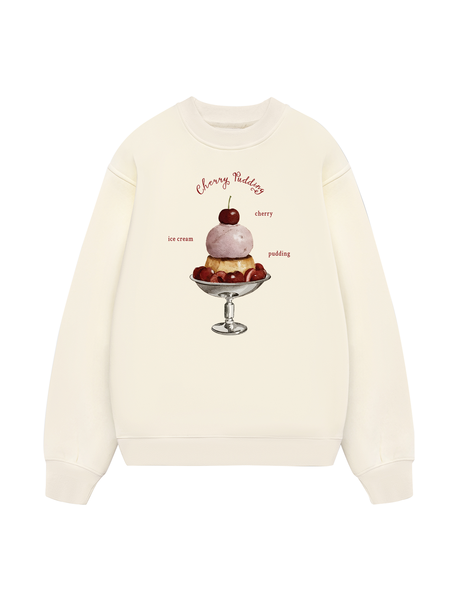 Tropical Cherry Pudding Sweater