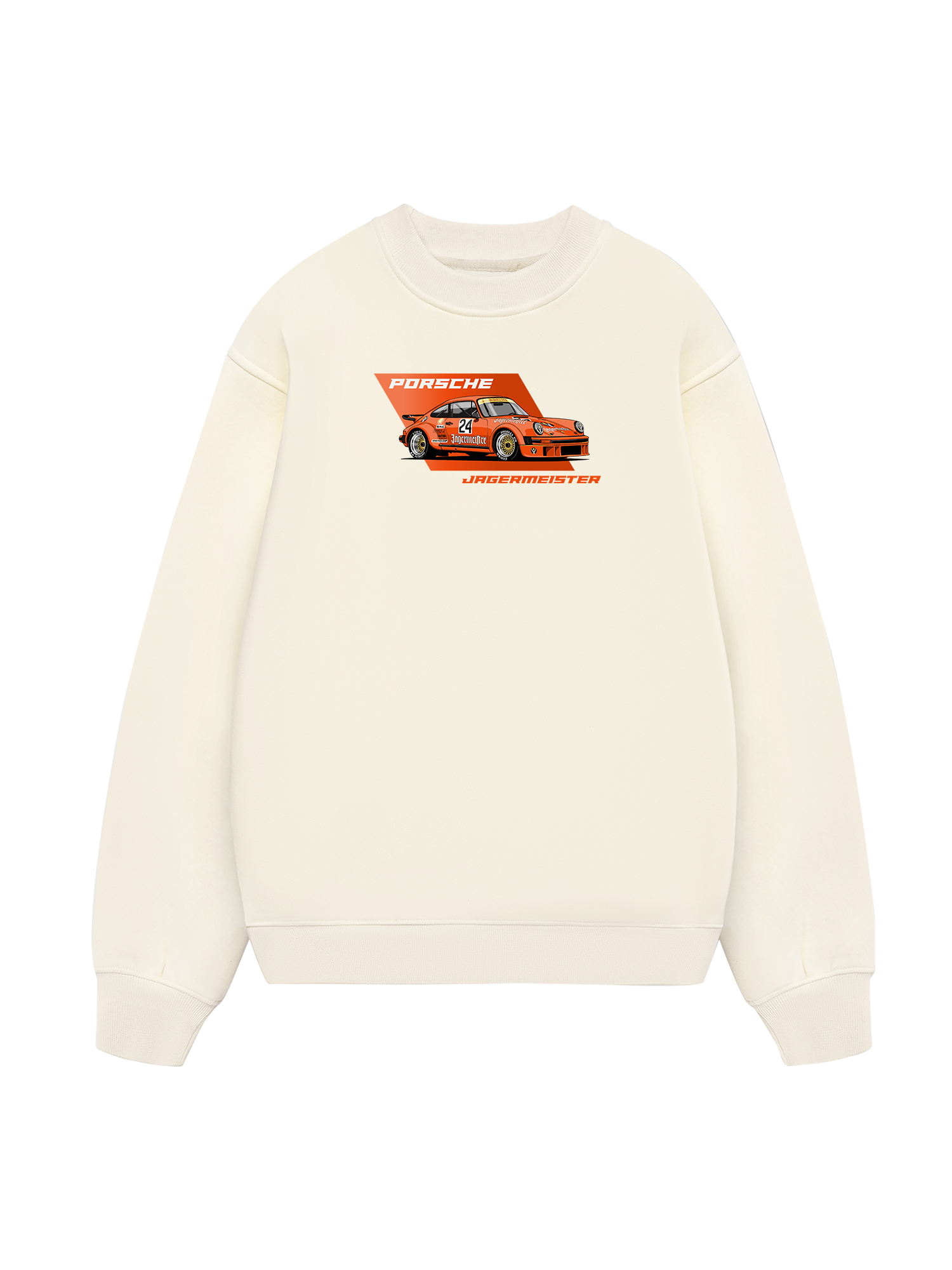 Porsche Flamboyant Orange Jagermeister Sweater