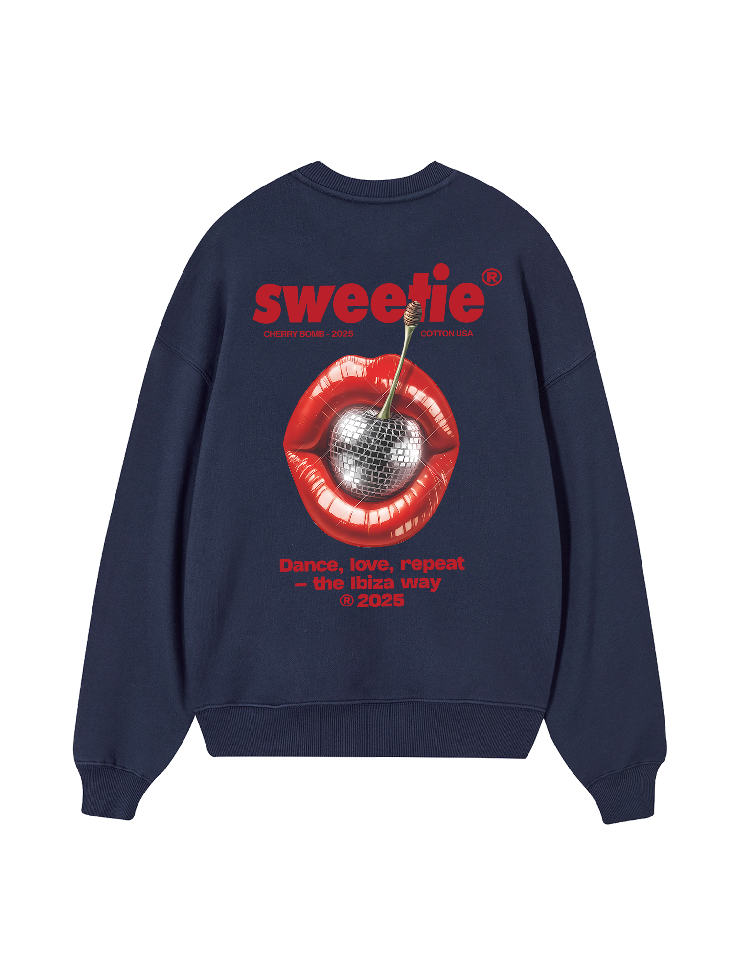 Cherry Sweetie Lip Sweater