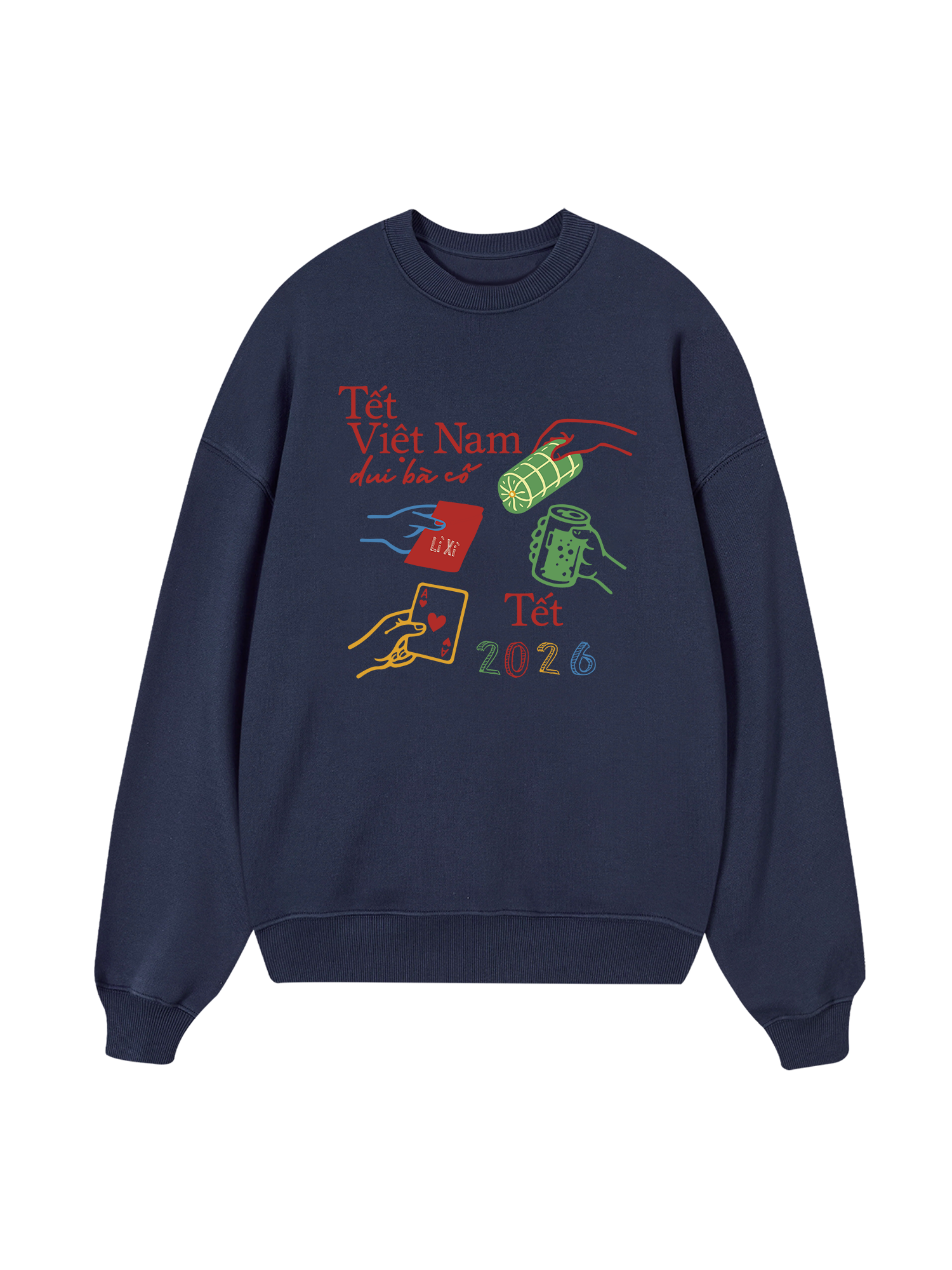 Tết Việt Nam Dui Bà Cố Sweater