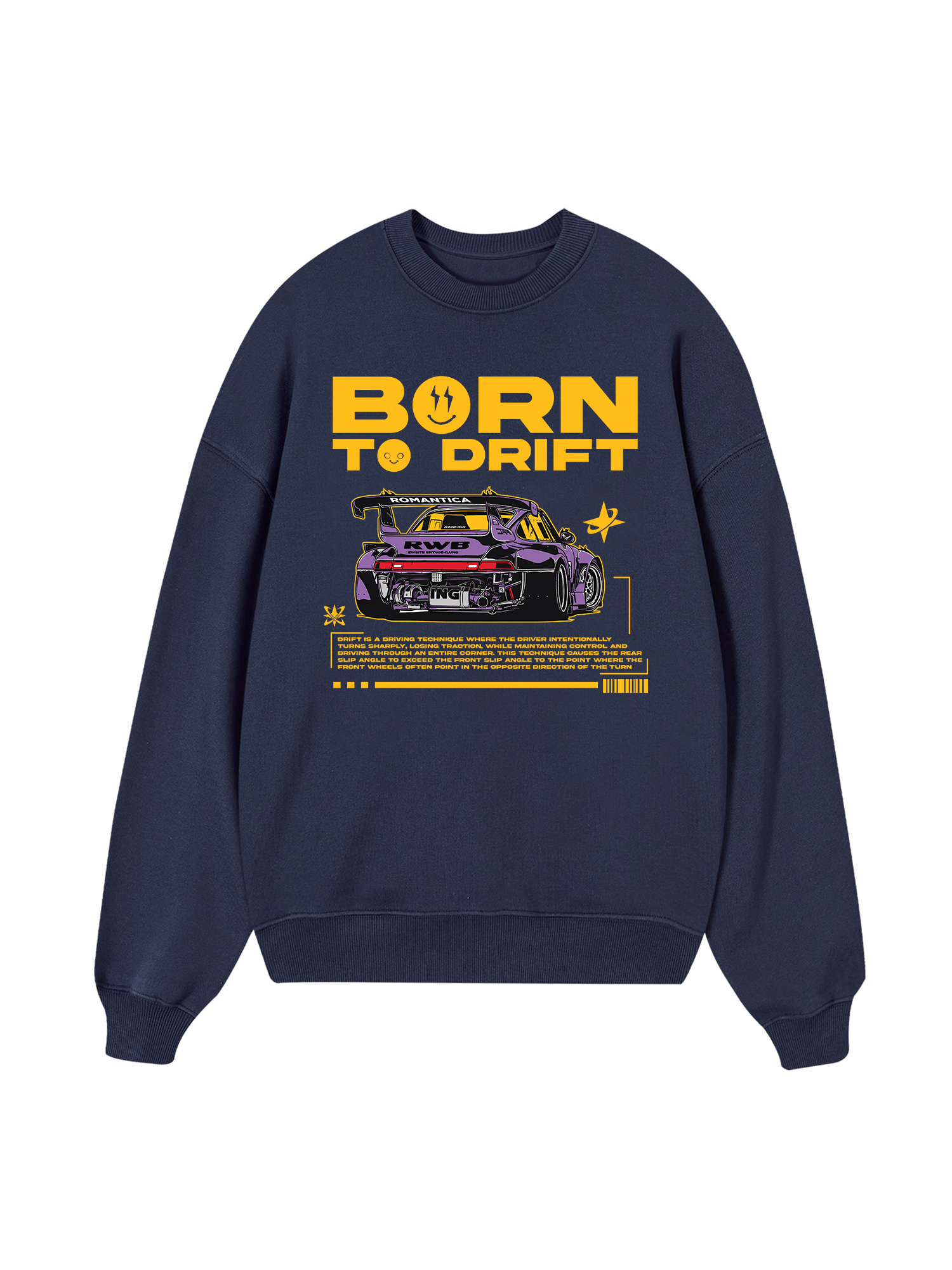 Porsche Born To Drift Sweater