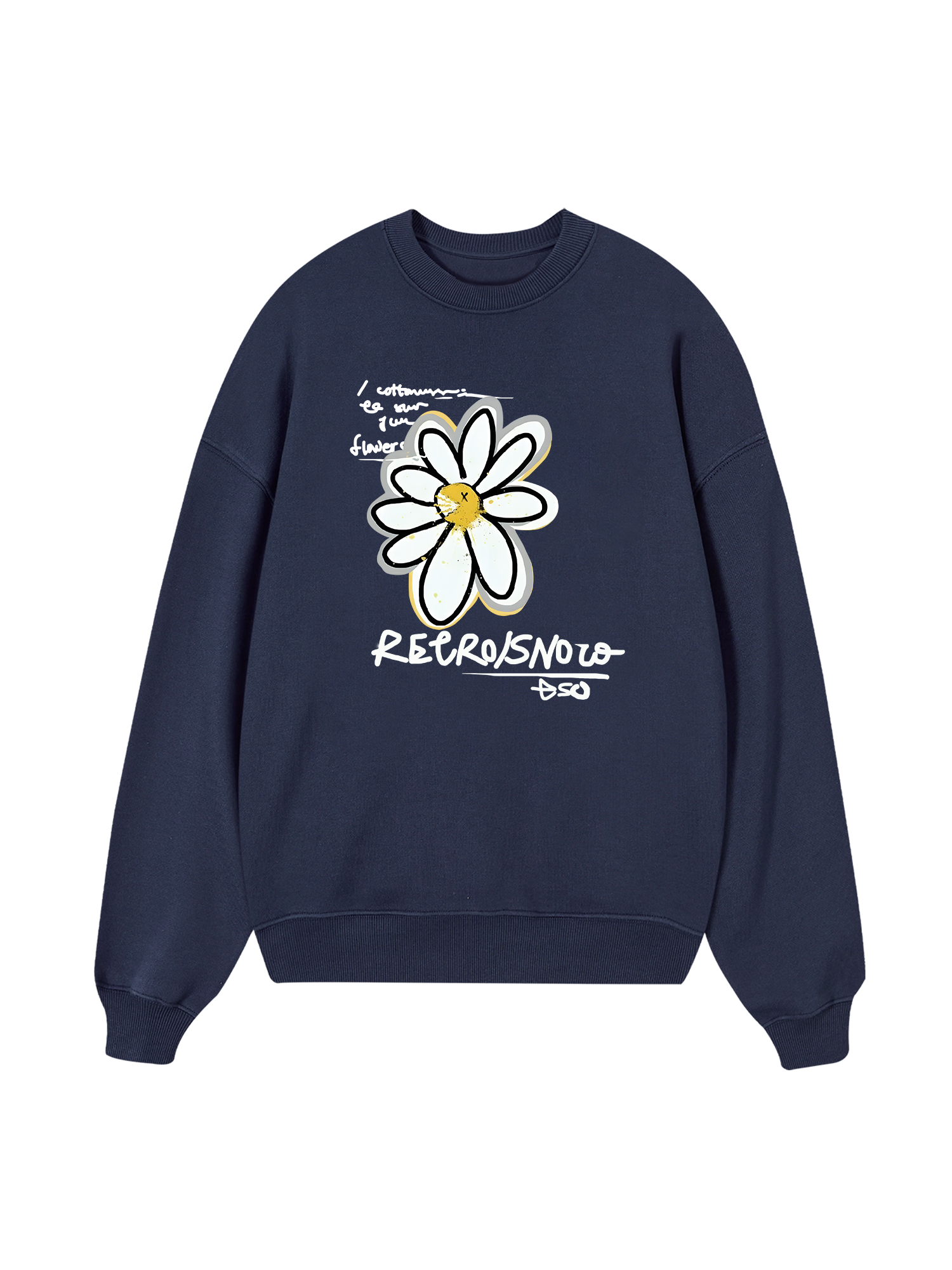 Cotton Usa Daisy Flower Sweater