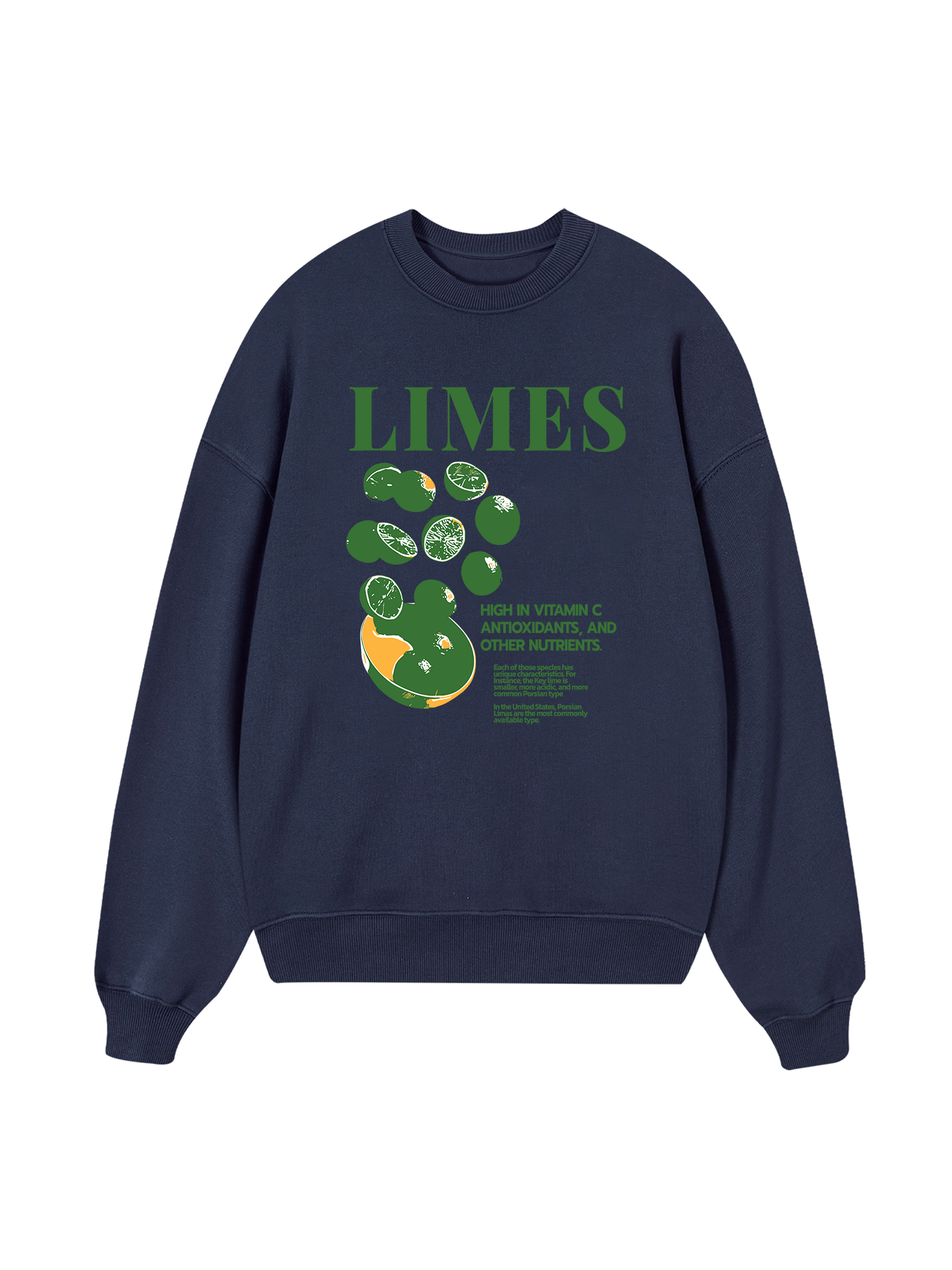 Tropical Bowl Of Limes Sweater
