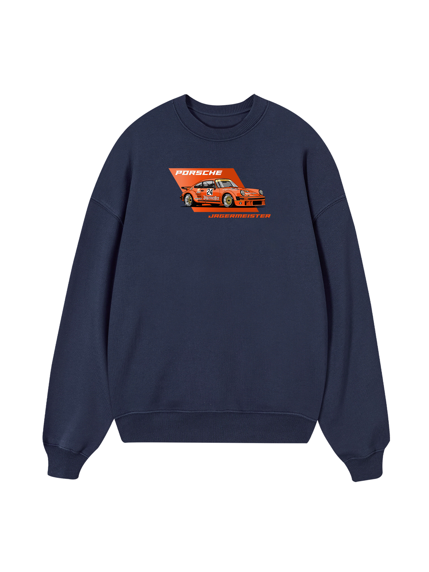 Porsche Flamboyant Orange Jagermeister Sweater