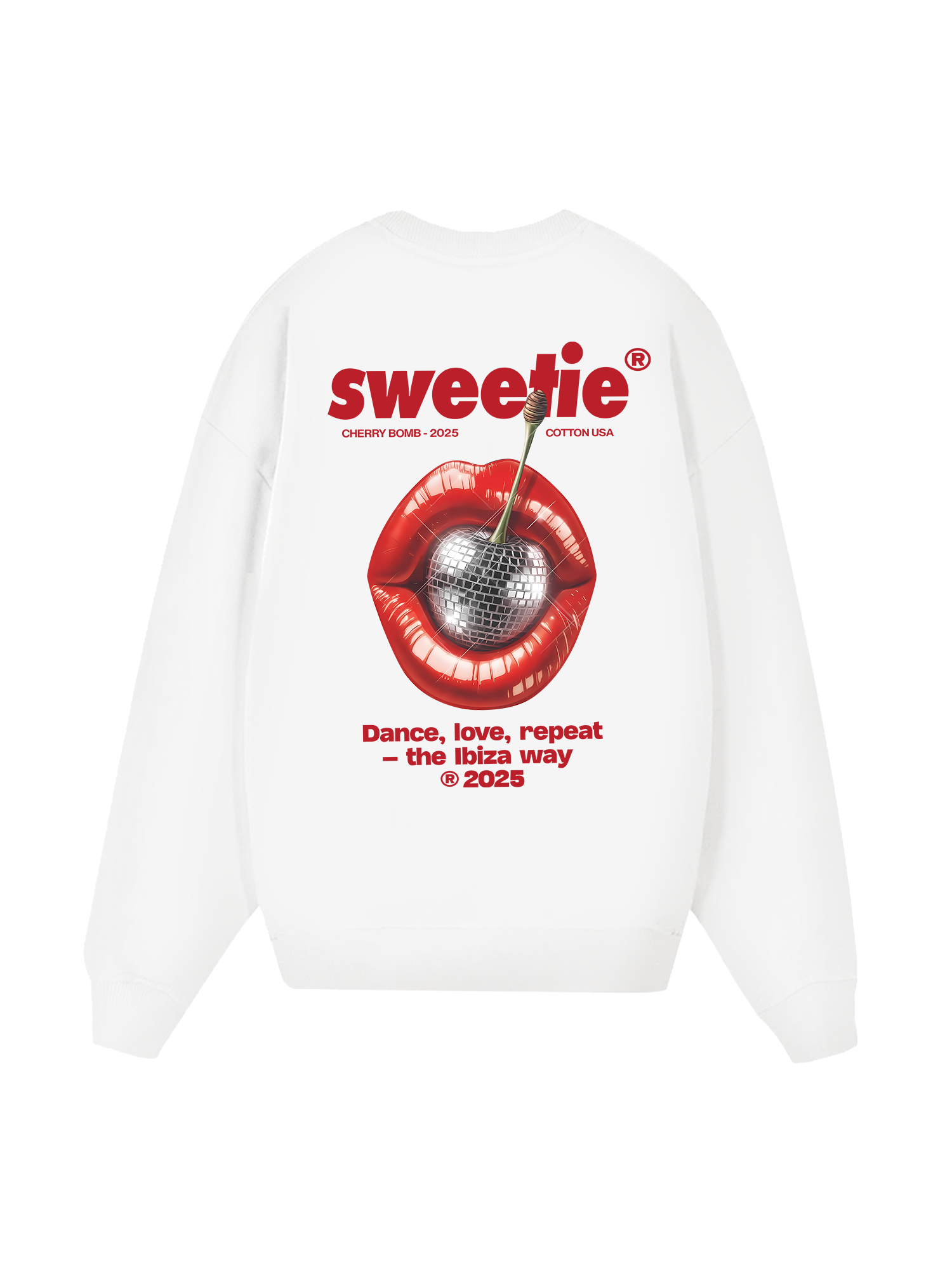 Cherry Sweetie Lip Sweater