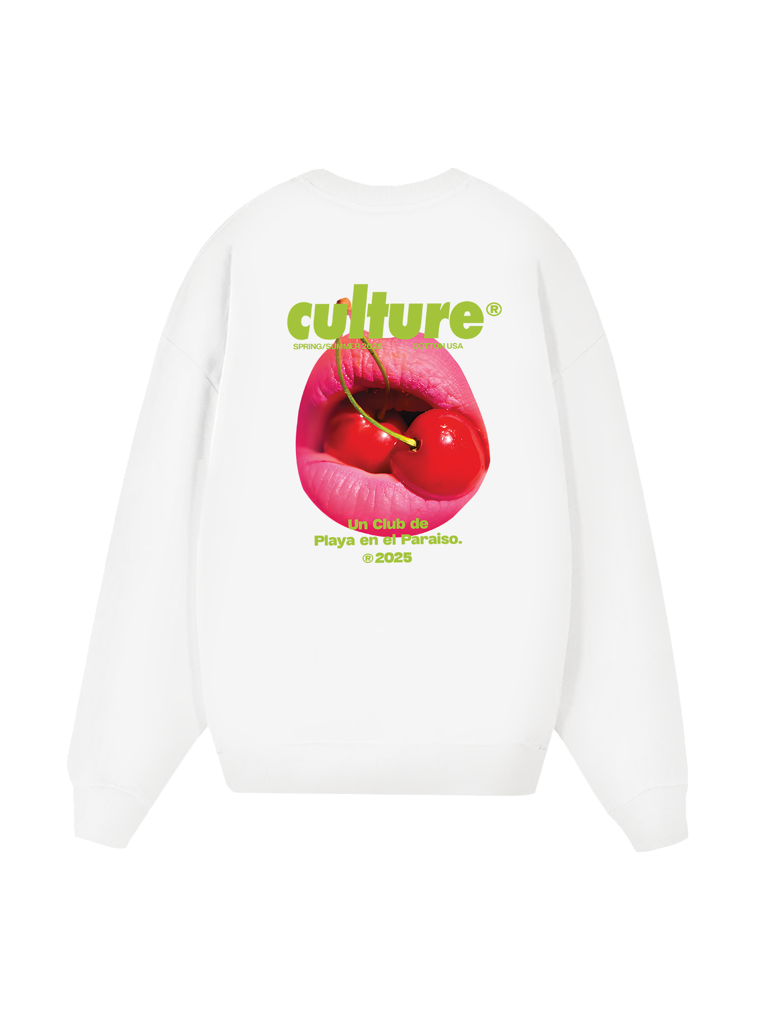 Tropical Culture Cherry Lip Sweater