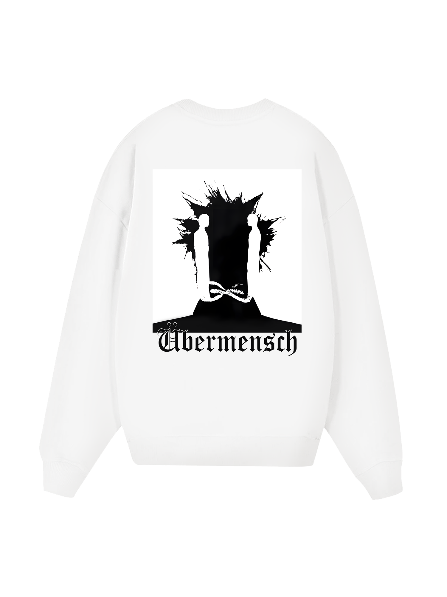 Ubermensch Black And White Sweater