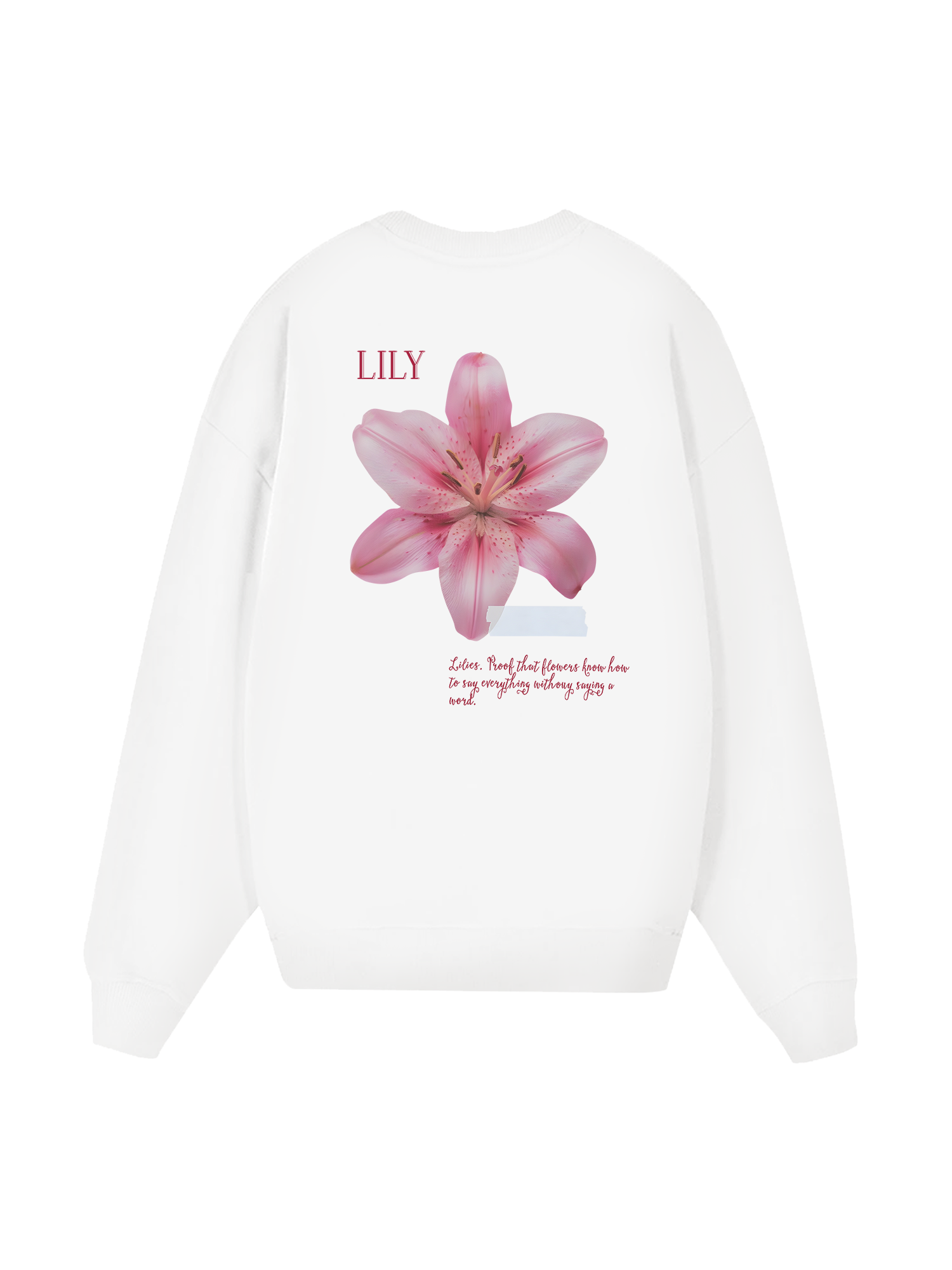 Floral Lily_s language Sweater