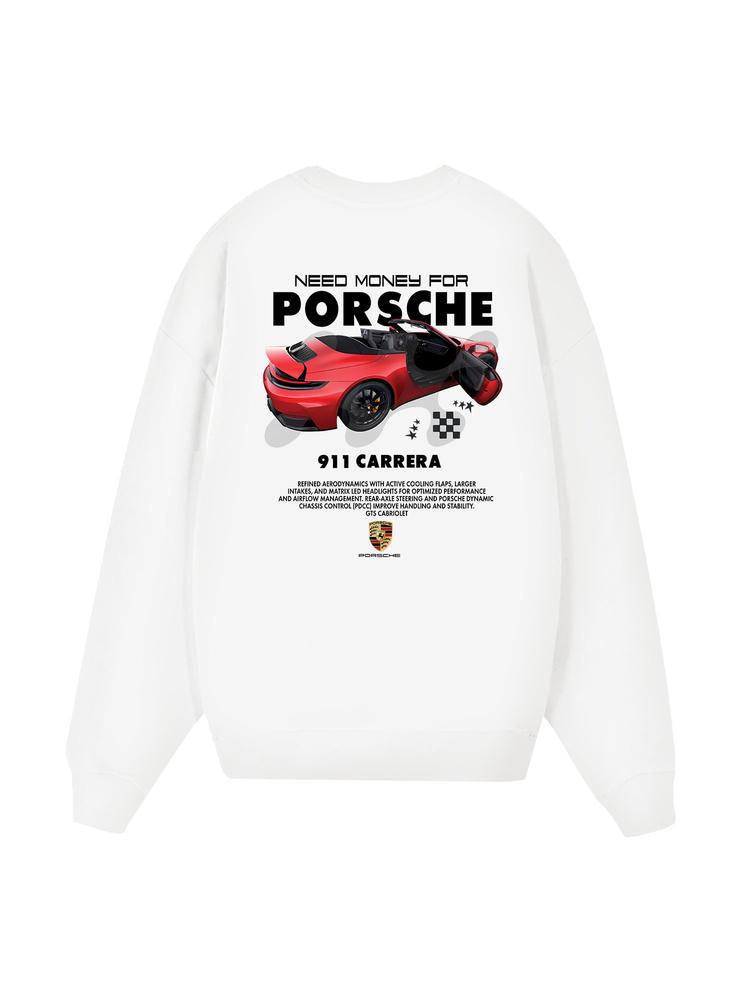 Porsche Red 911 Sweater