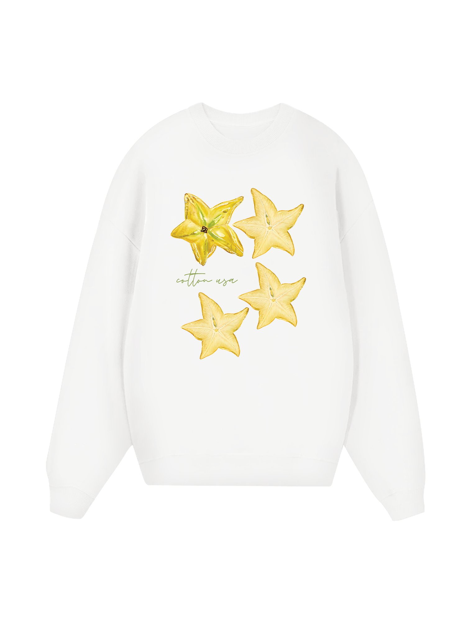 Tropical Star fruit Sweater