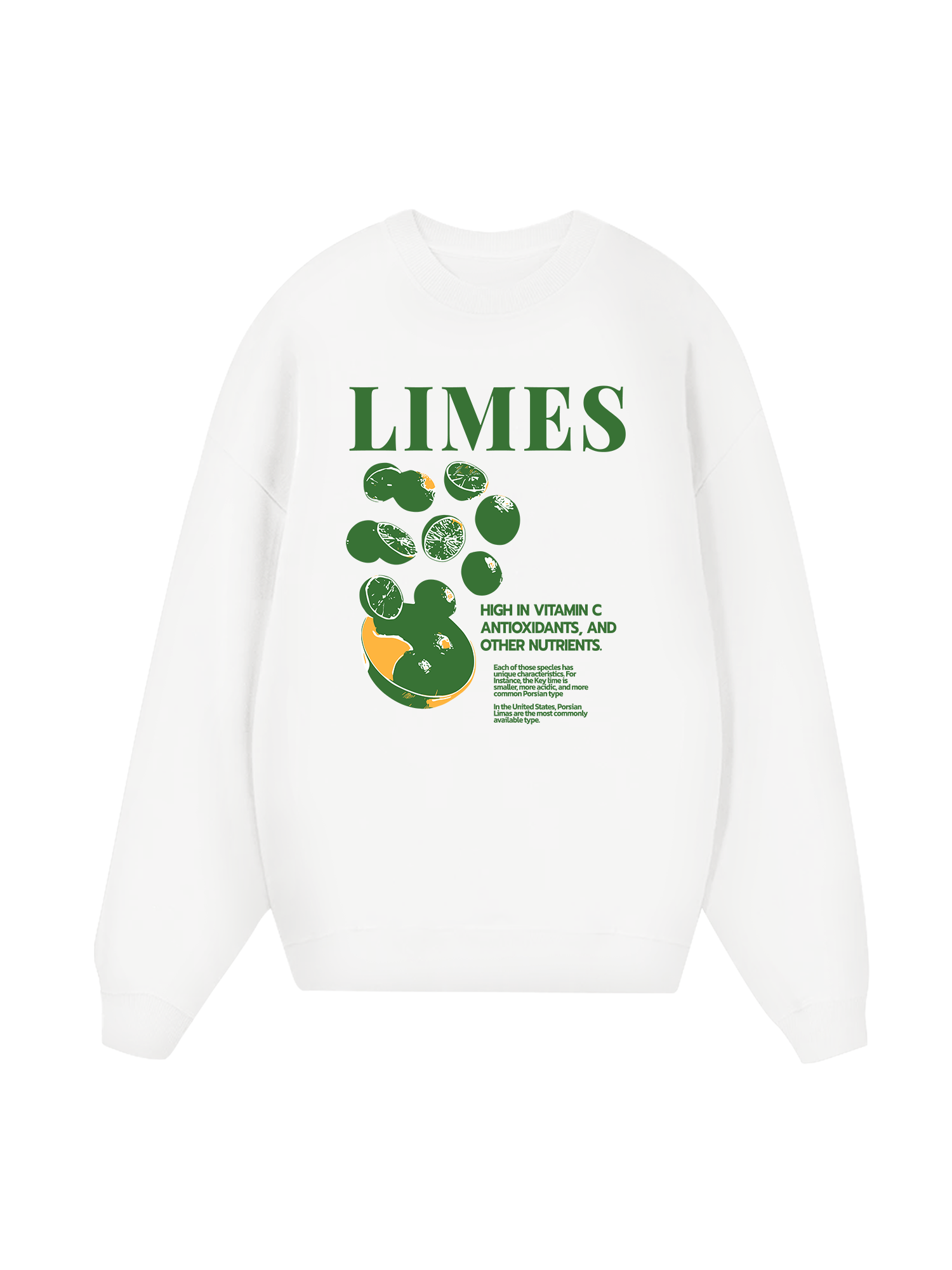 Tropical Bowl Of Limes Sweater