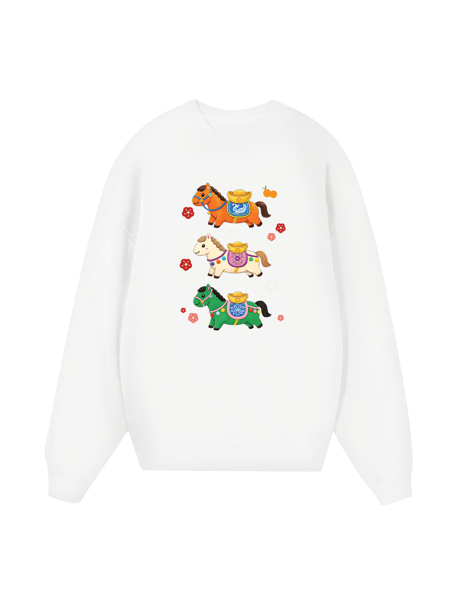 Tết Bính Ngọ 3 Chú Ngựa Sweater