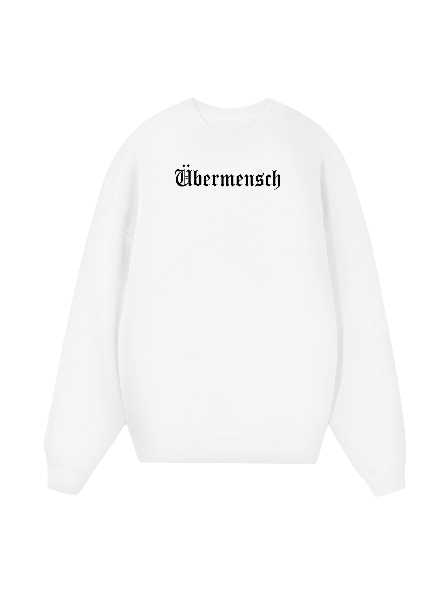 Ubermensch Black And White Sweater
