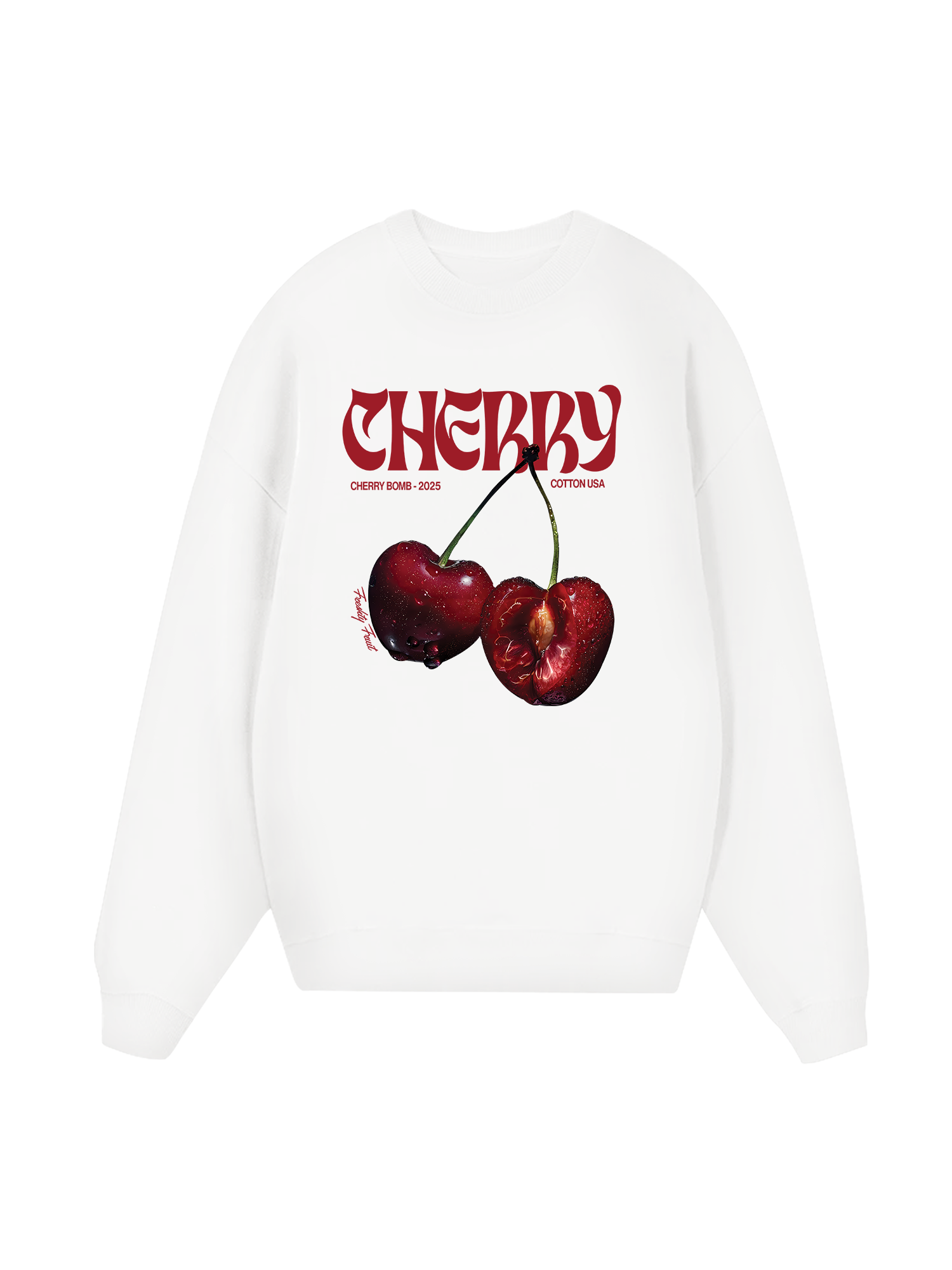 Cherry Freshty Fruit Sweater