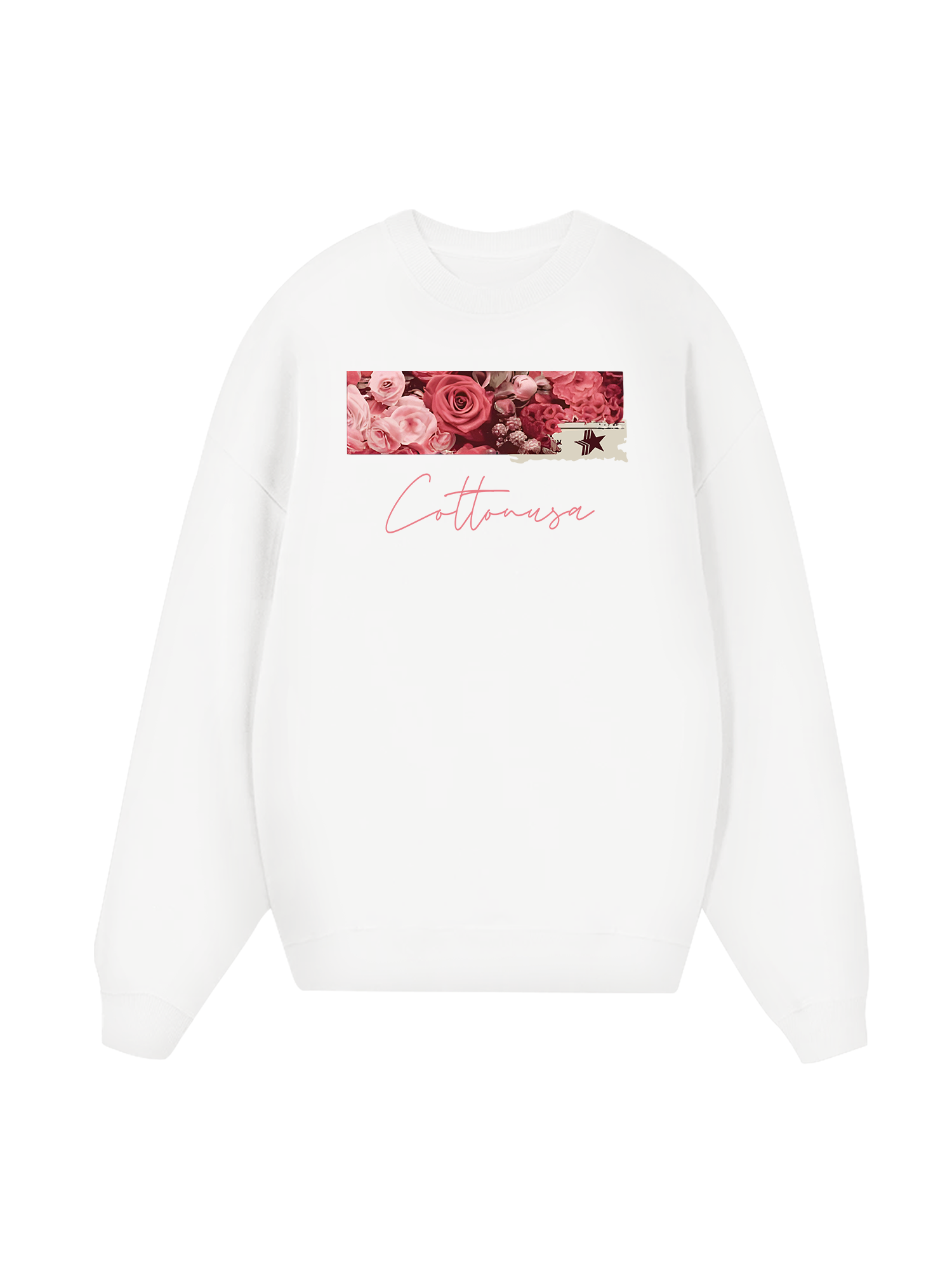 Trending Floral Cotton Usa Sweater