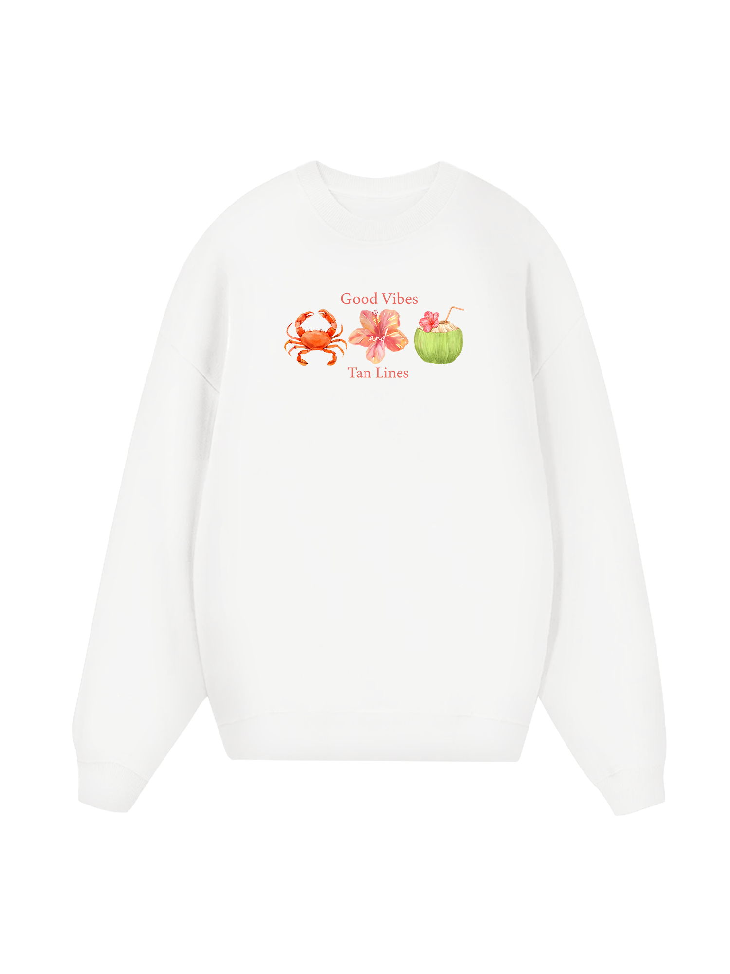 Tropical Good Vibes Tan Lines Sweater