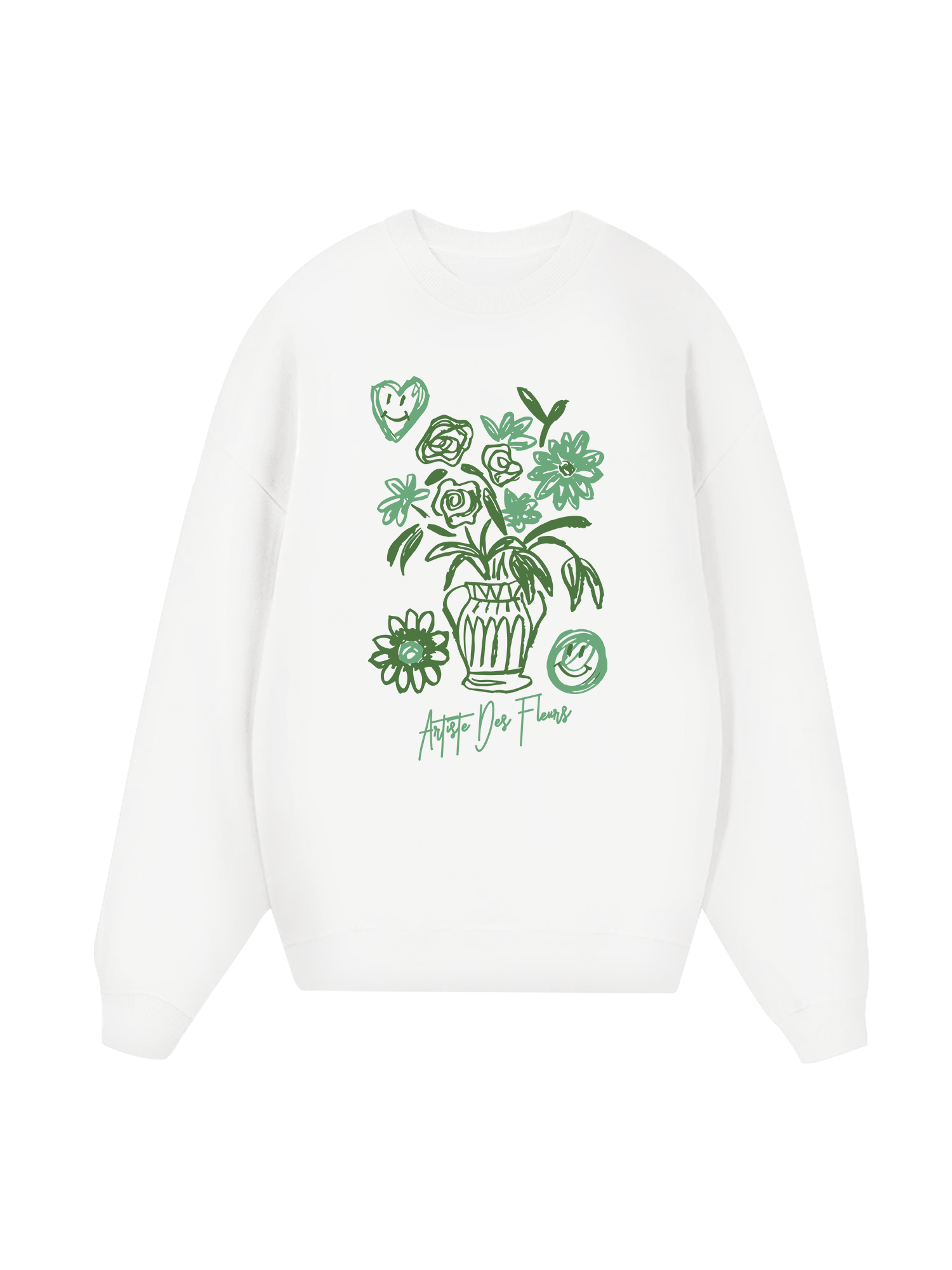 Floral Artiste Des Fleurs Sweater