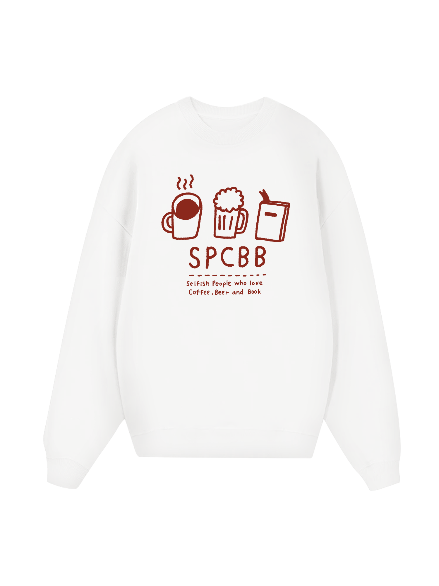 Selfish People Who Love Coffee Beer And Book Sweater