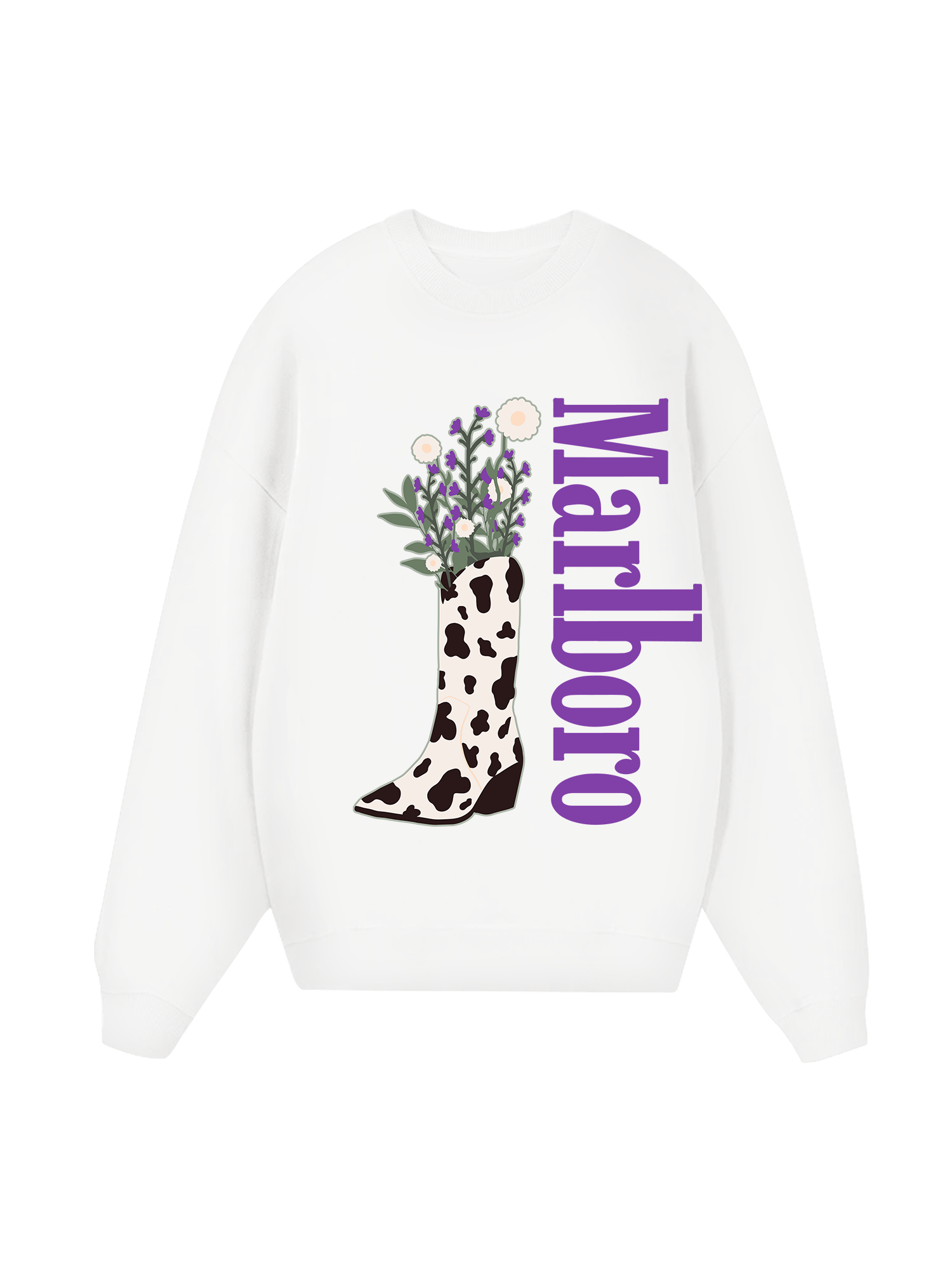 Marlboro Flower In My Boot Sweater