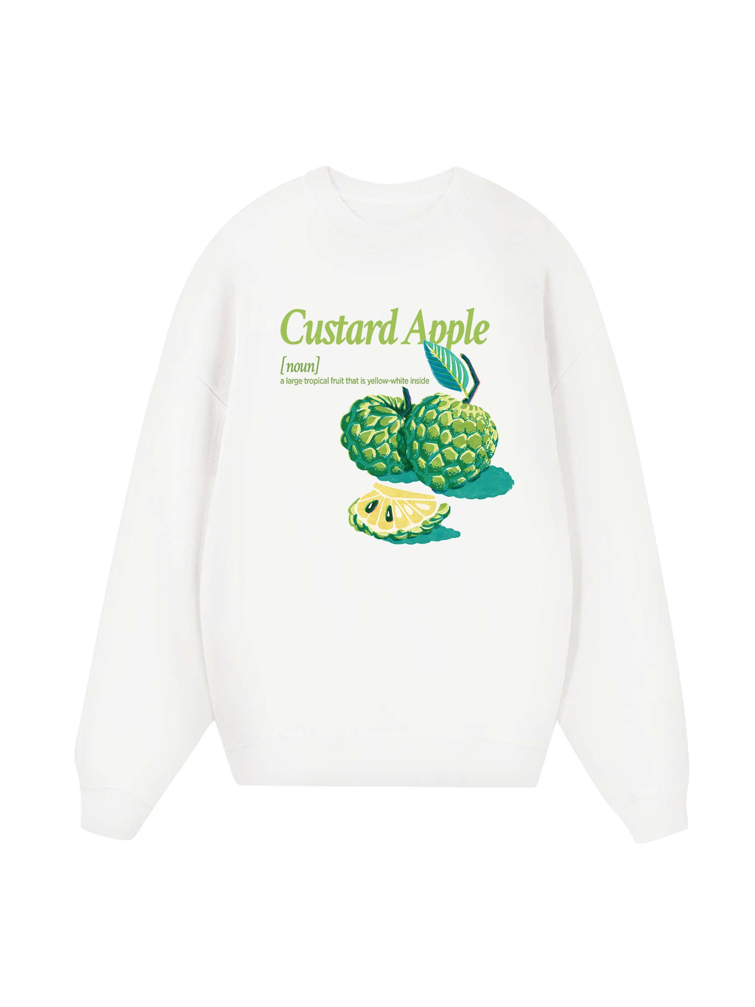Tropical Custard Apple Sweater