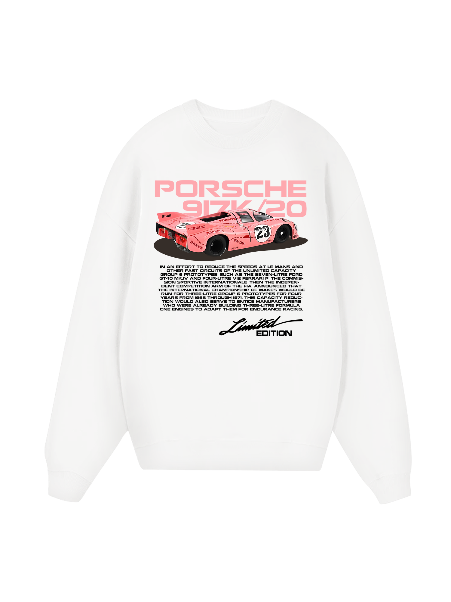 Porsche 917K Pink Pig Sweater