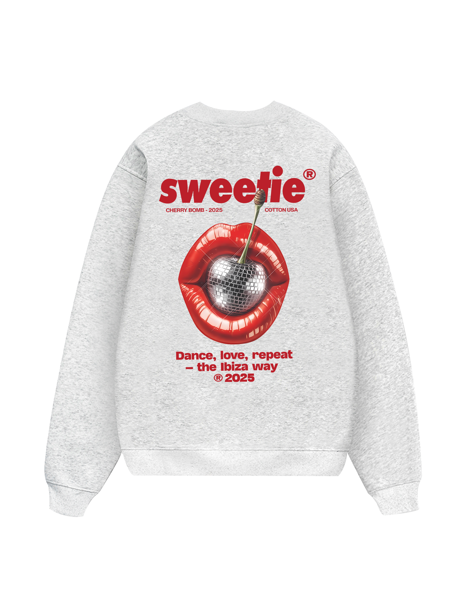 Cherry Sweetie Lip Sweater
