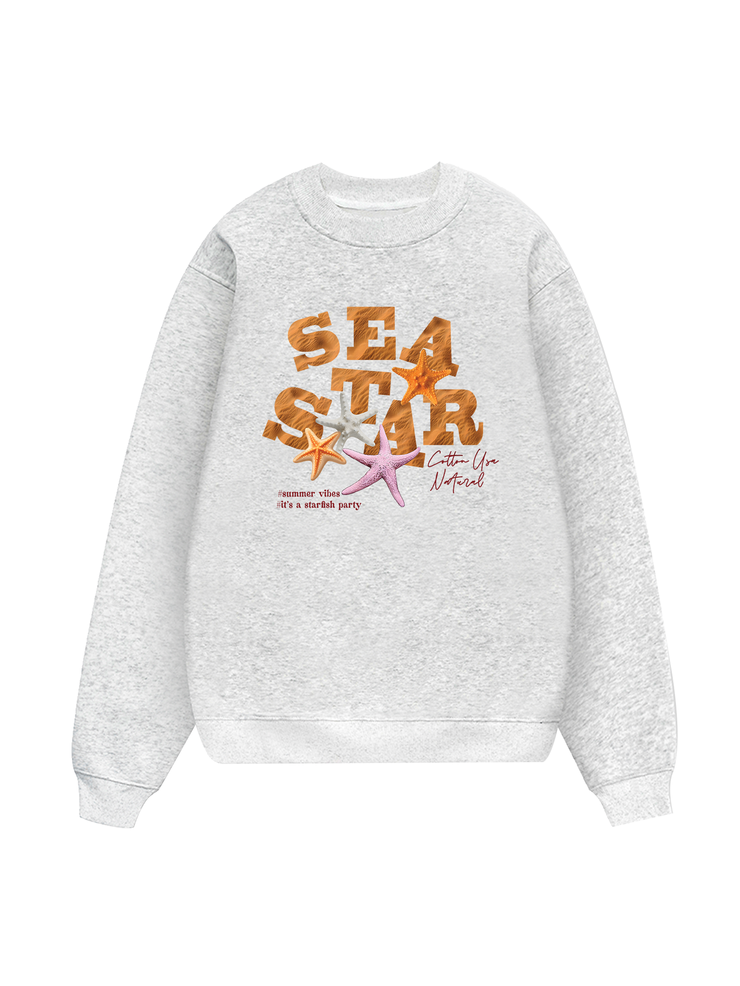 Tropical Starfish Parrty Sand Sweater