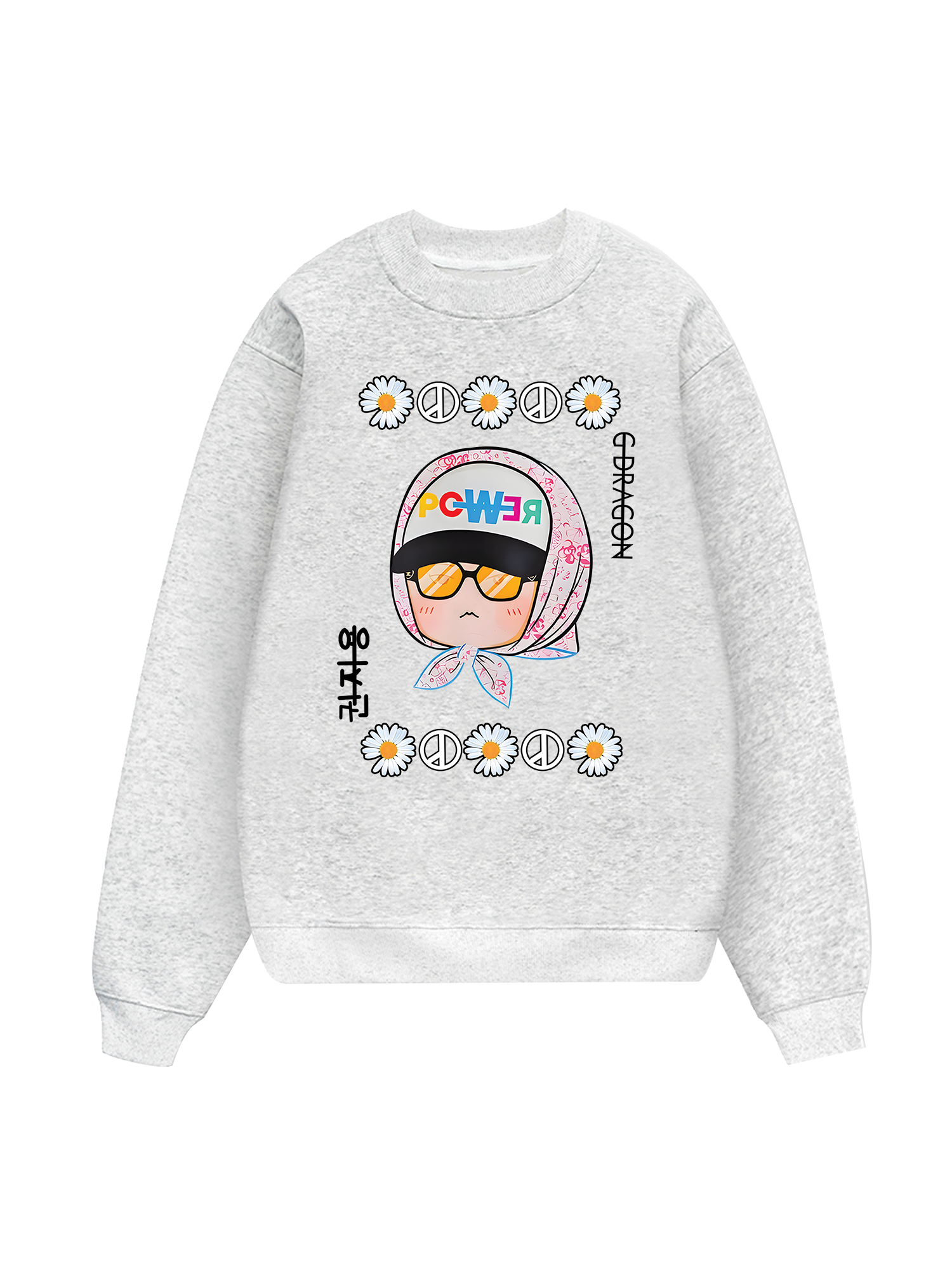 Floral With GD Chibi Daisy Flower Sweater