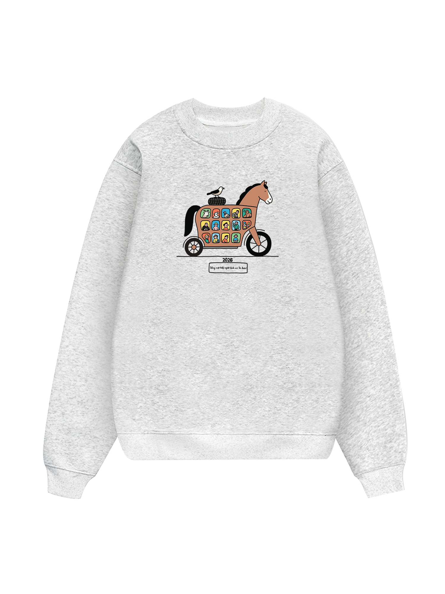 Tết Bính Ngọ - Sống Một Kiếp Người Bình An Là Được Sweater