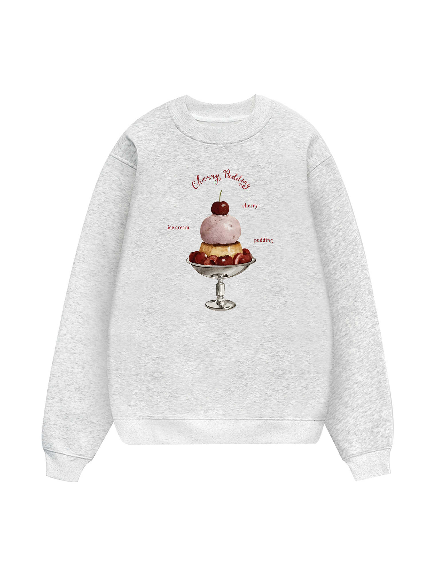 Tropical Cherry Pudding Sweater