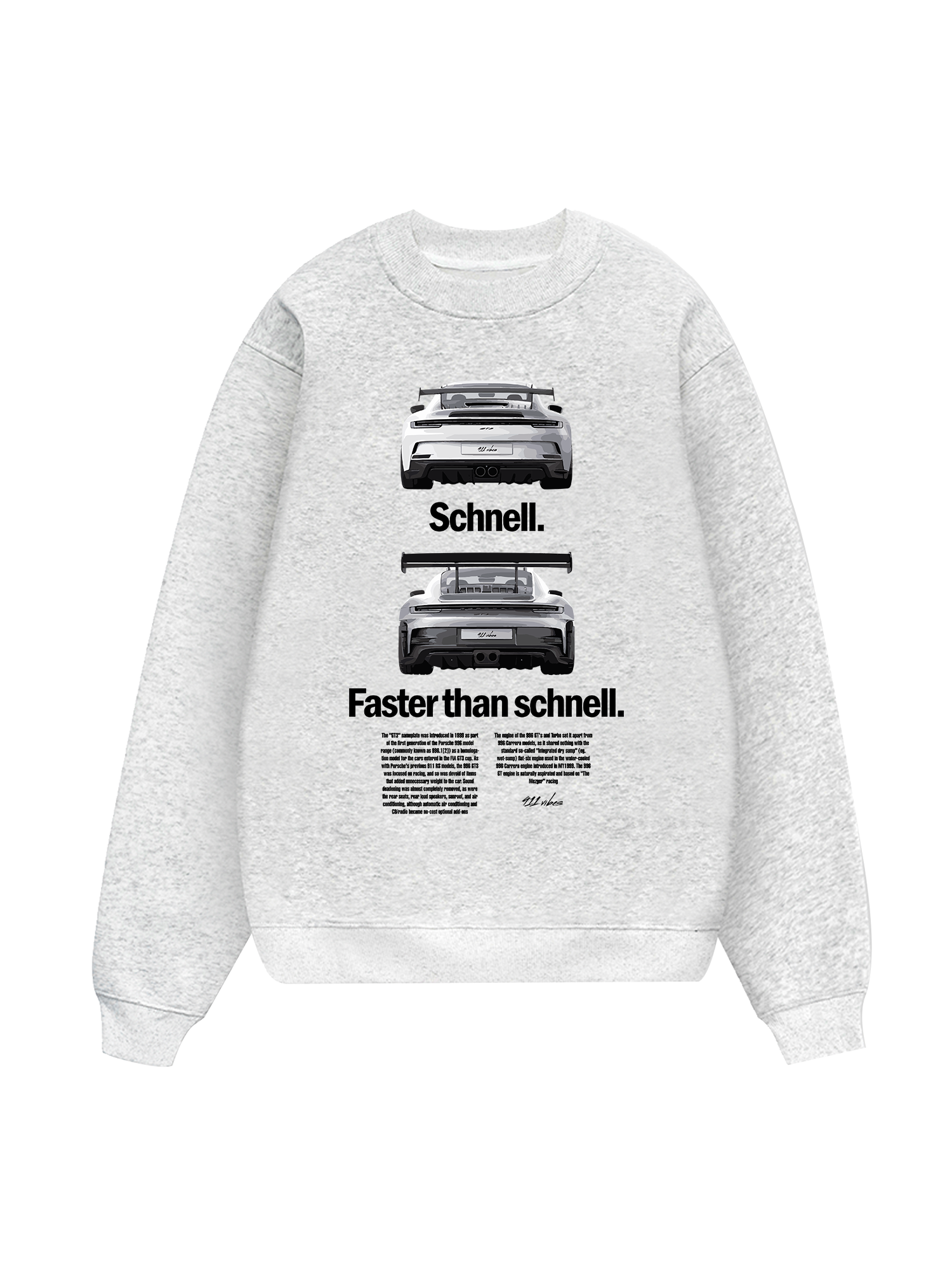 Porsche Faster Than Schnell Sweater