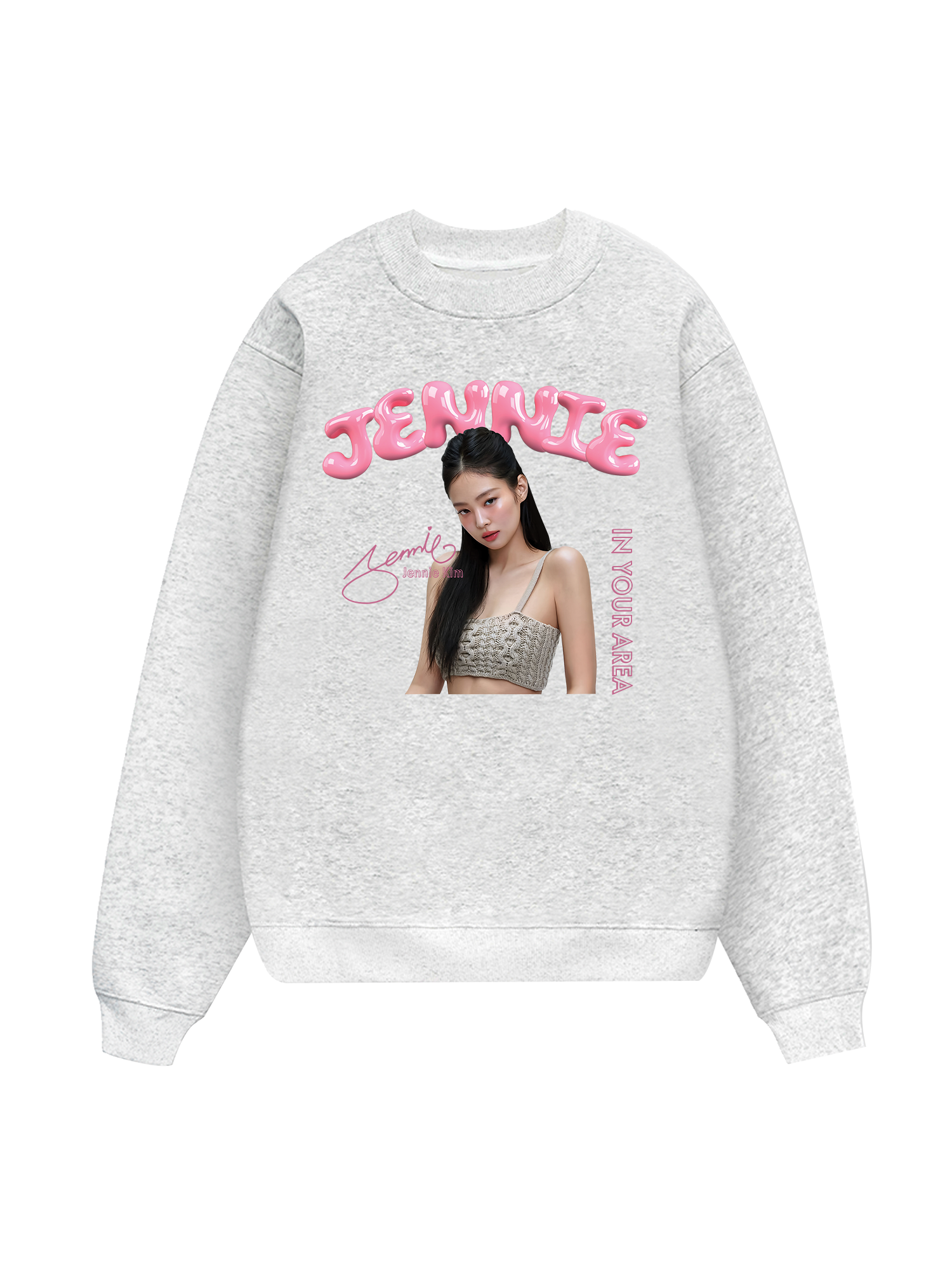 Black Pink Jennie In Your Area Sweater