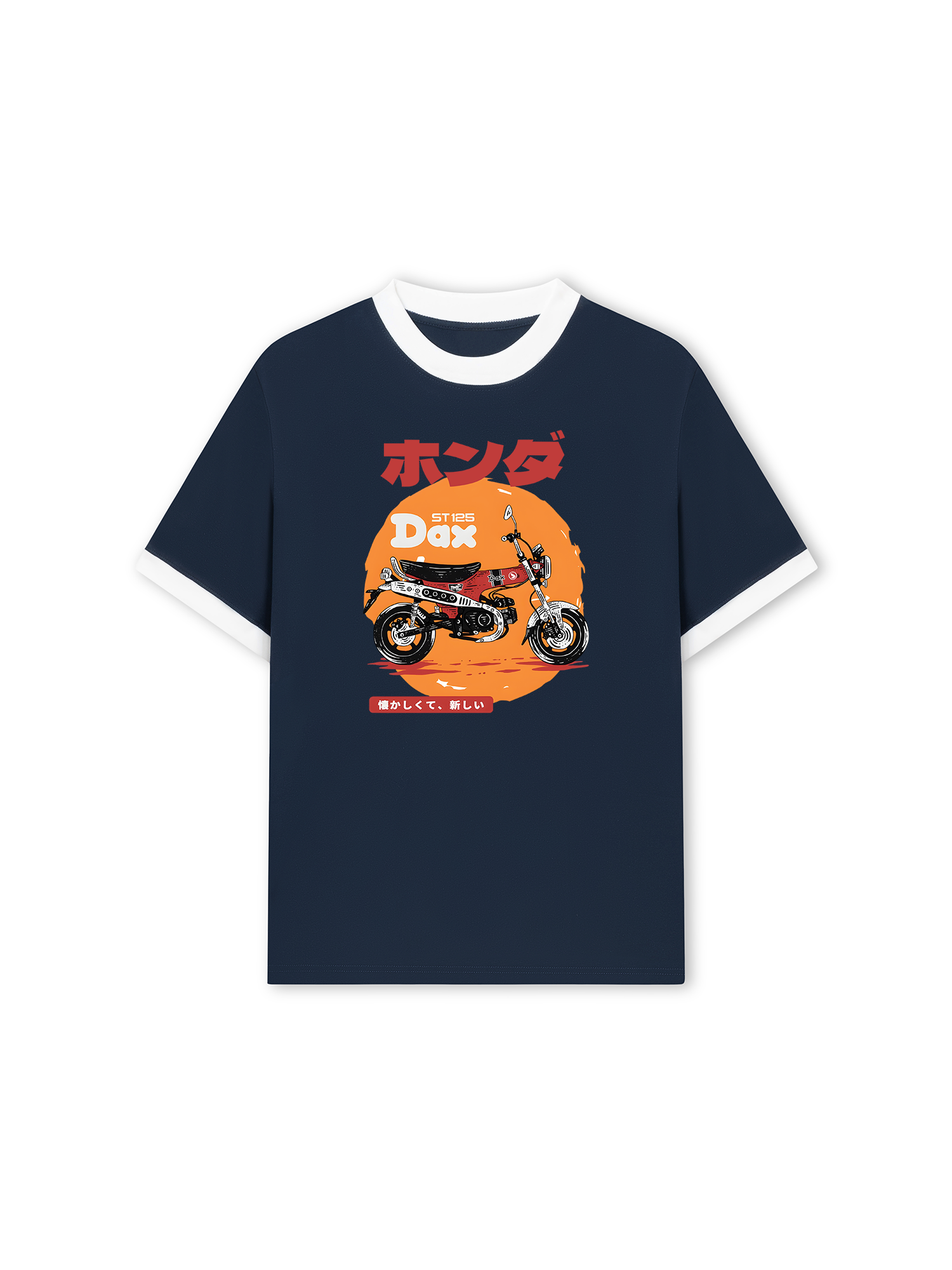 Áo Thun Ringer Relaxed Fit Honda ST125 dax
