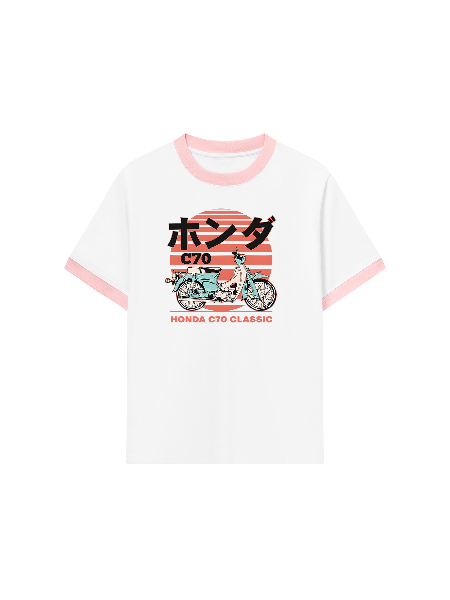 Áo Thun Ringer Relaxed Fit Honda C70 CLASSIC