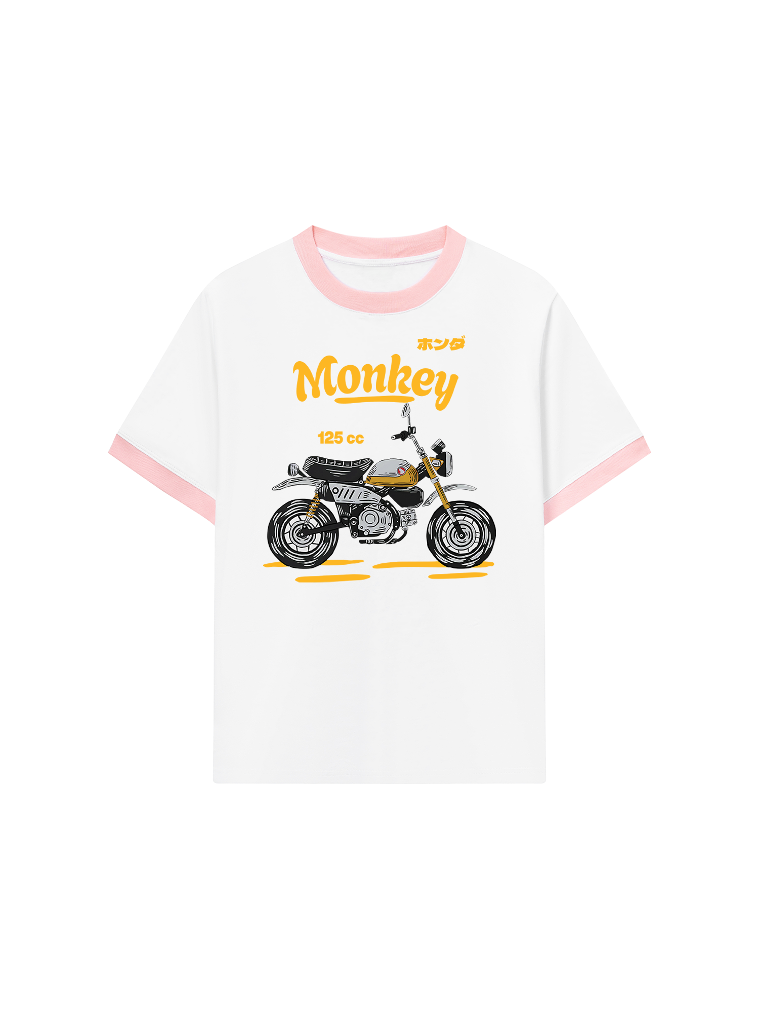 Áo Thun Ringer Relaxed Fit Monkey 125cc