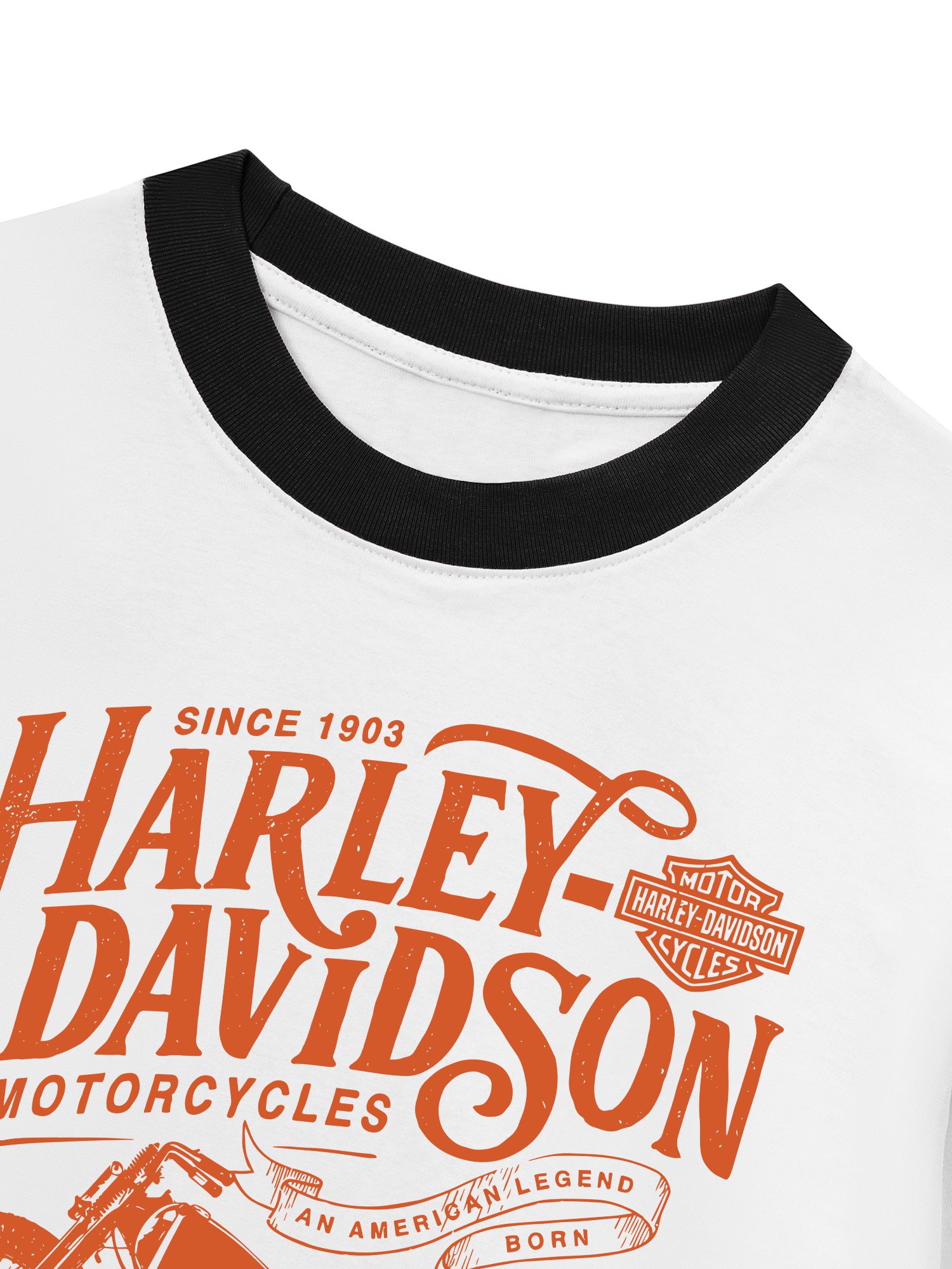 Áo Thun Ringer Relaxed Fit Motorcycles Harley Davidson
