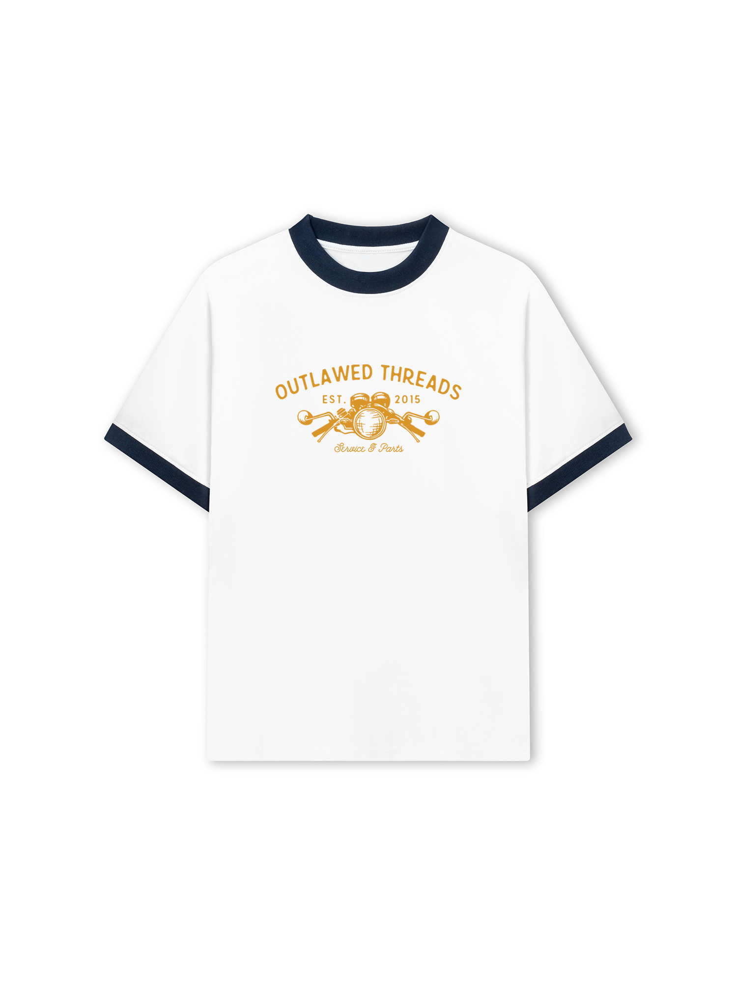 Áo Thun Ringer Relaxed Fit Outlawed Threads