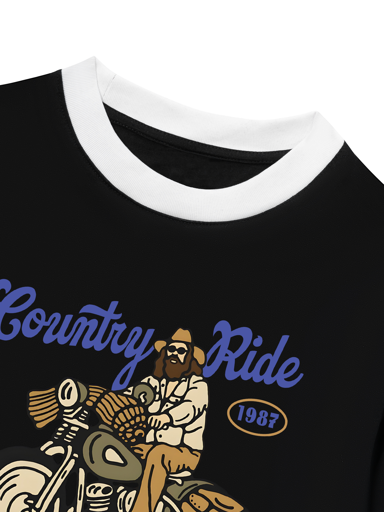 Áo Thun Ringer Relaxed Fit Country Ride