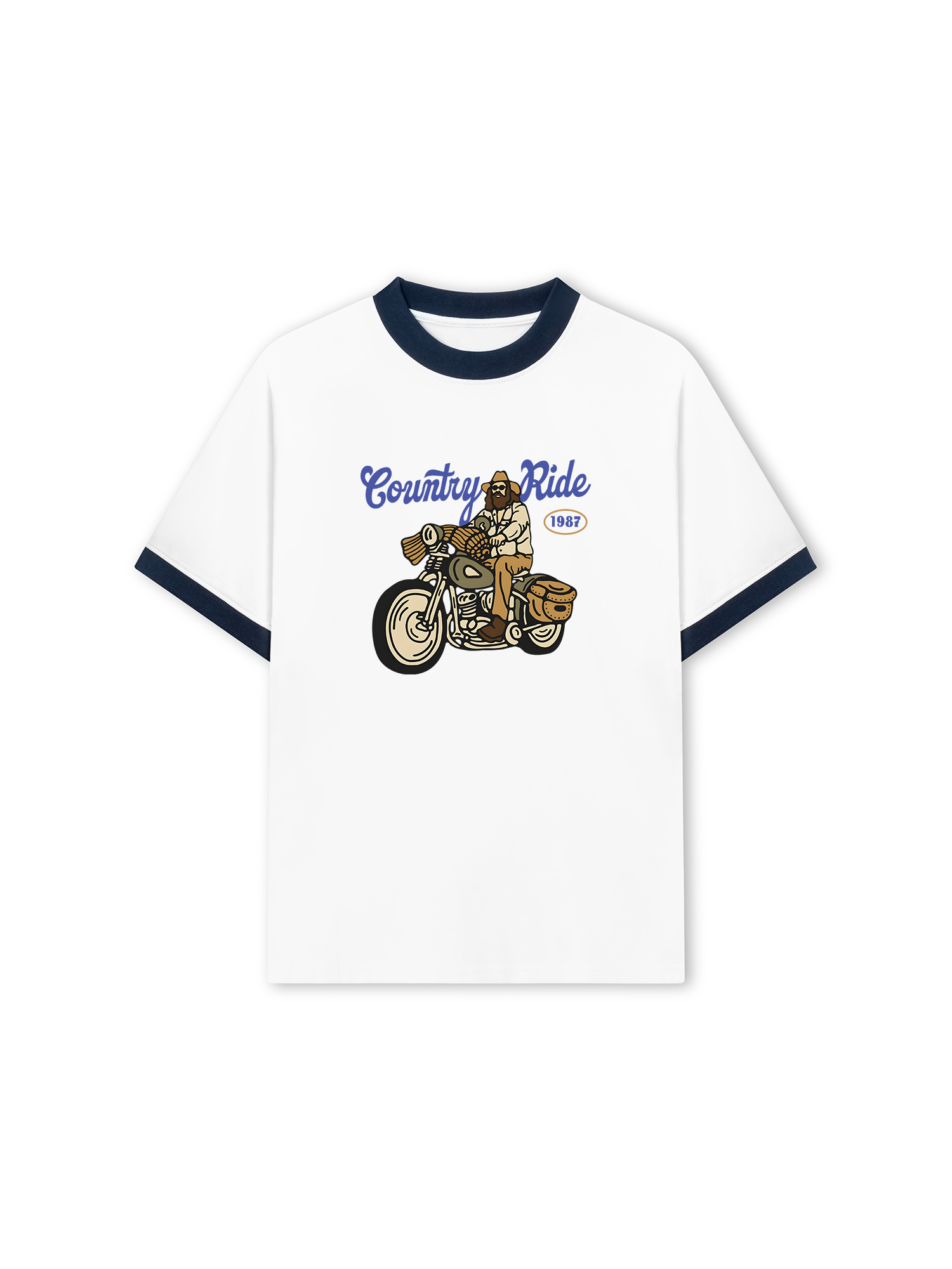 Áo Thun Ringer Relaxed Fit Country Ride