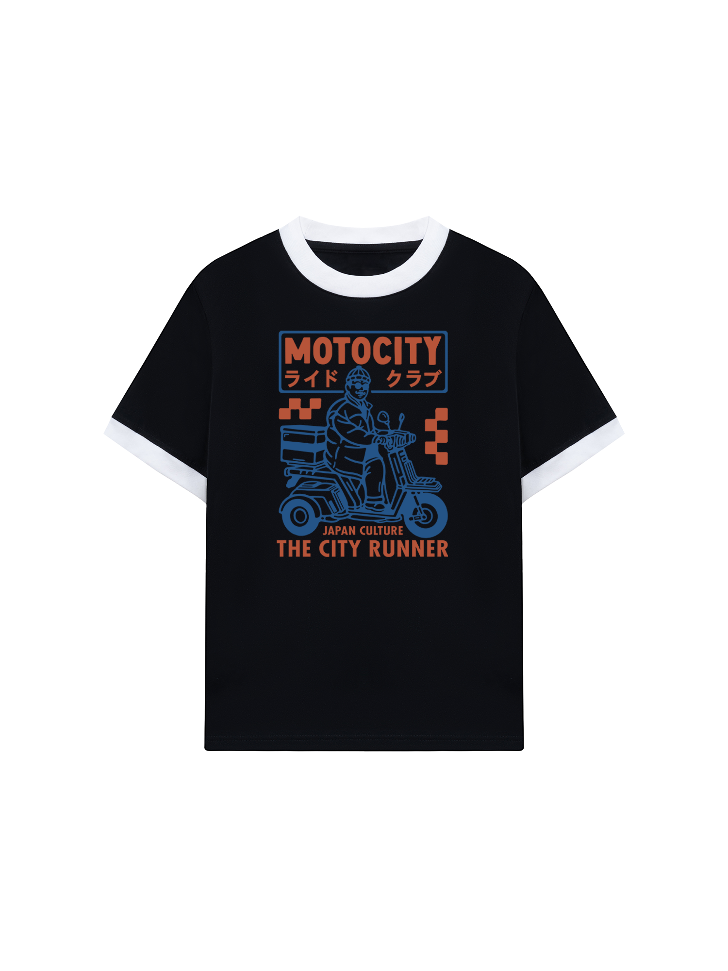 Áo Thun Ringer Relaxed Fit MOTOCITY