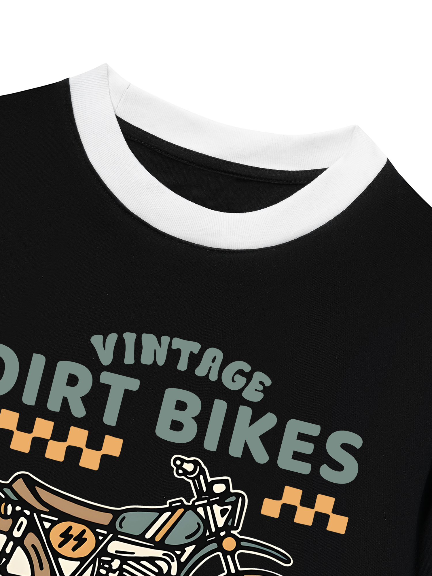 Áo Thun Ringer Relaxed Fit Vintage Dirt Bike