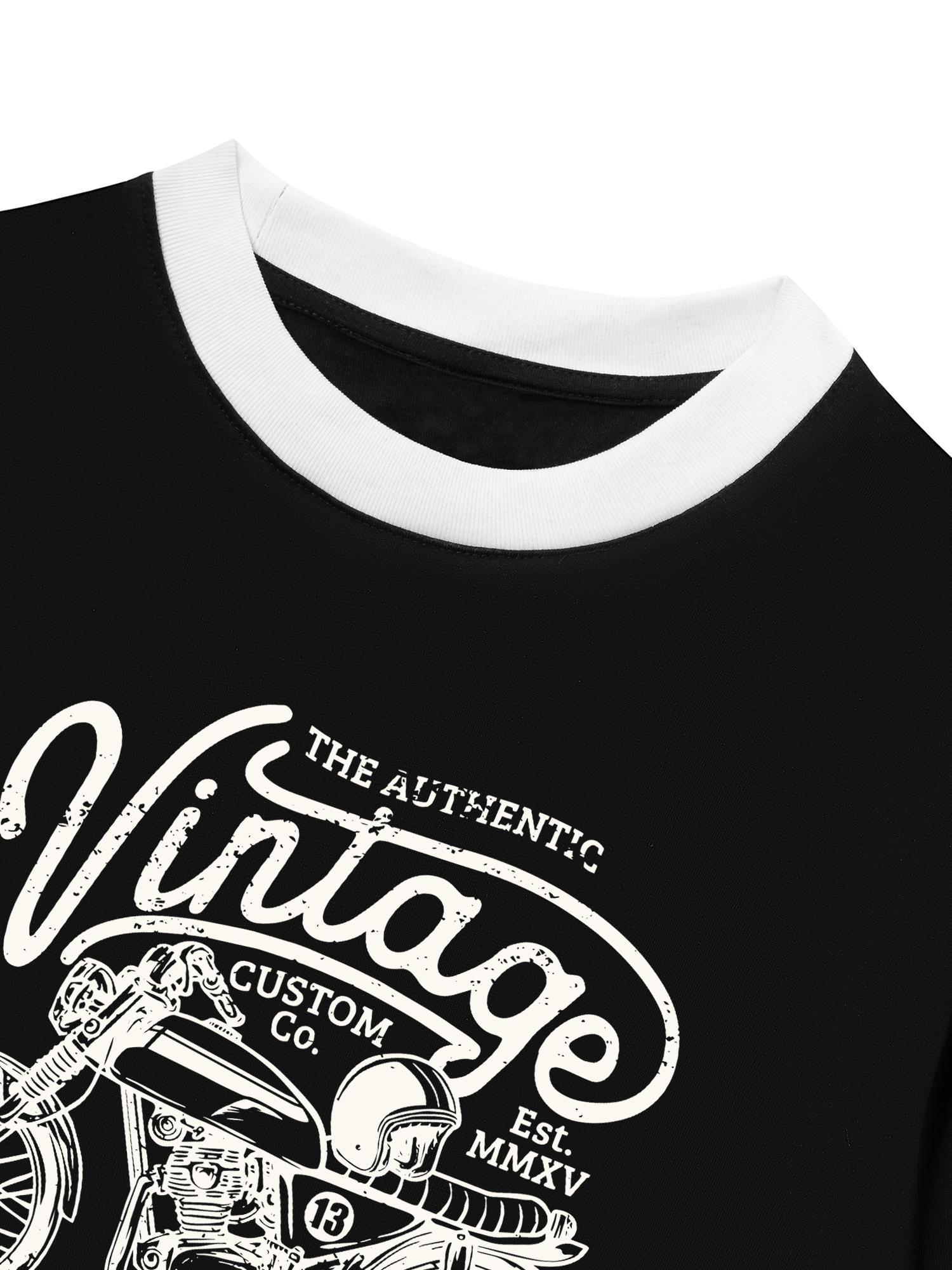Áo Thun Ringer Relaxed Fit The Authenic Motorcycle