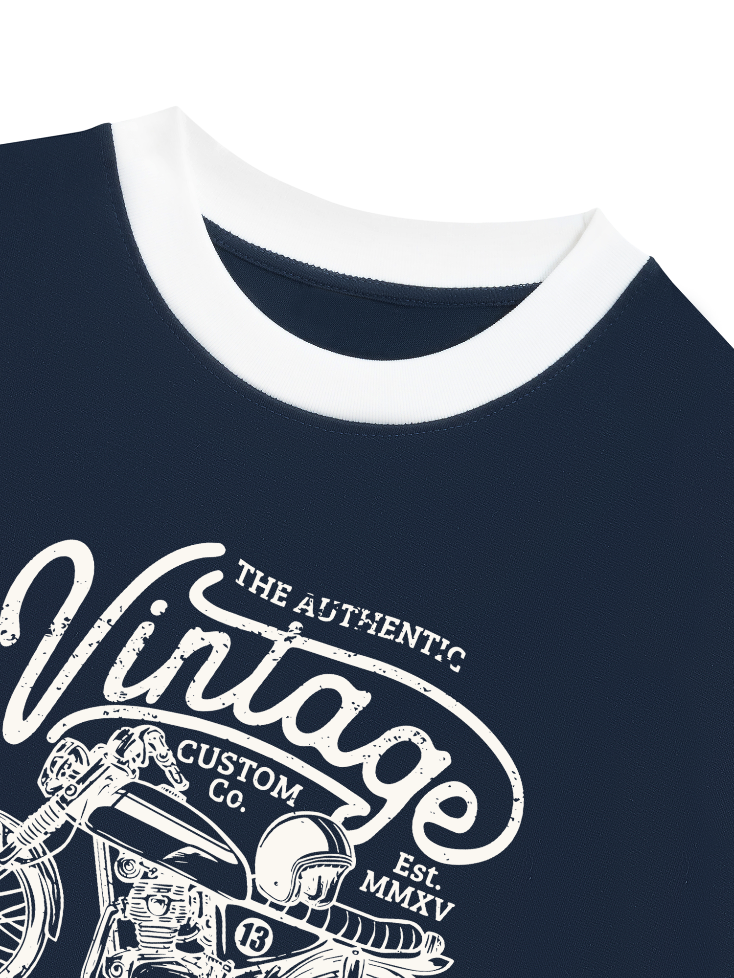 Áo Thun Ringer Relaxed Fit The Authenic Motorcycle