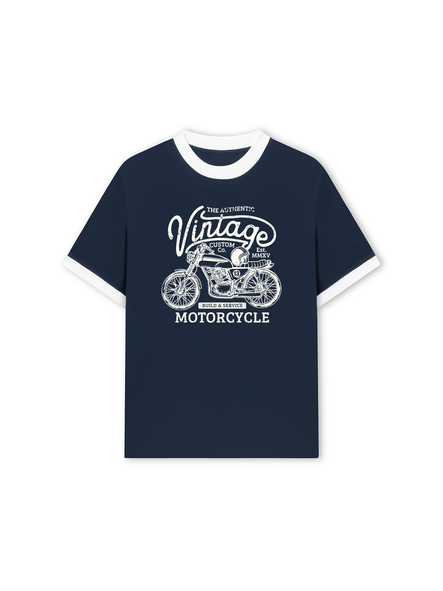 Áo Thun Ringer Relaxed Fit The Authenic Motorcycle