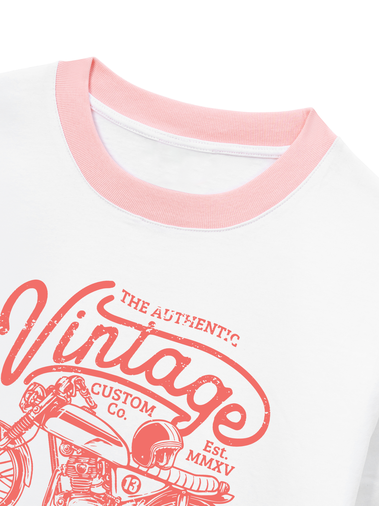 Áo Thun Ringer Relaxed Fit The Authenic Motorcycle