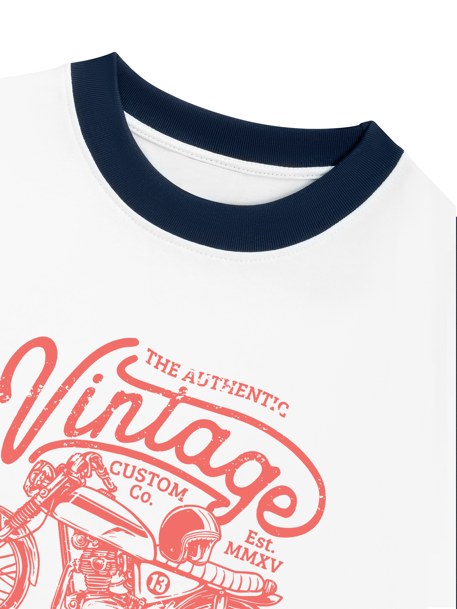Áo Thun Ringer Relaxed Fit The Authenic Motorcycle