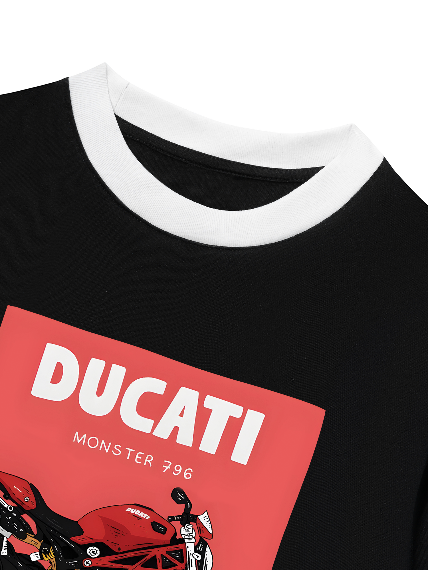 Áo Thun Ringer Relaxed Fit Ducati Monster 796