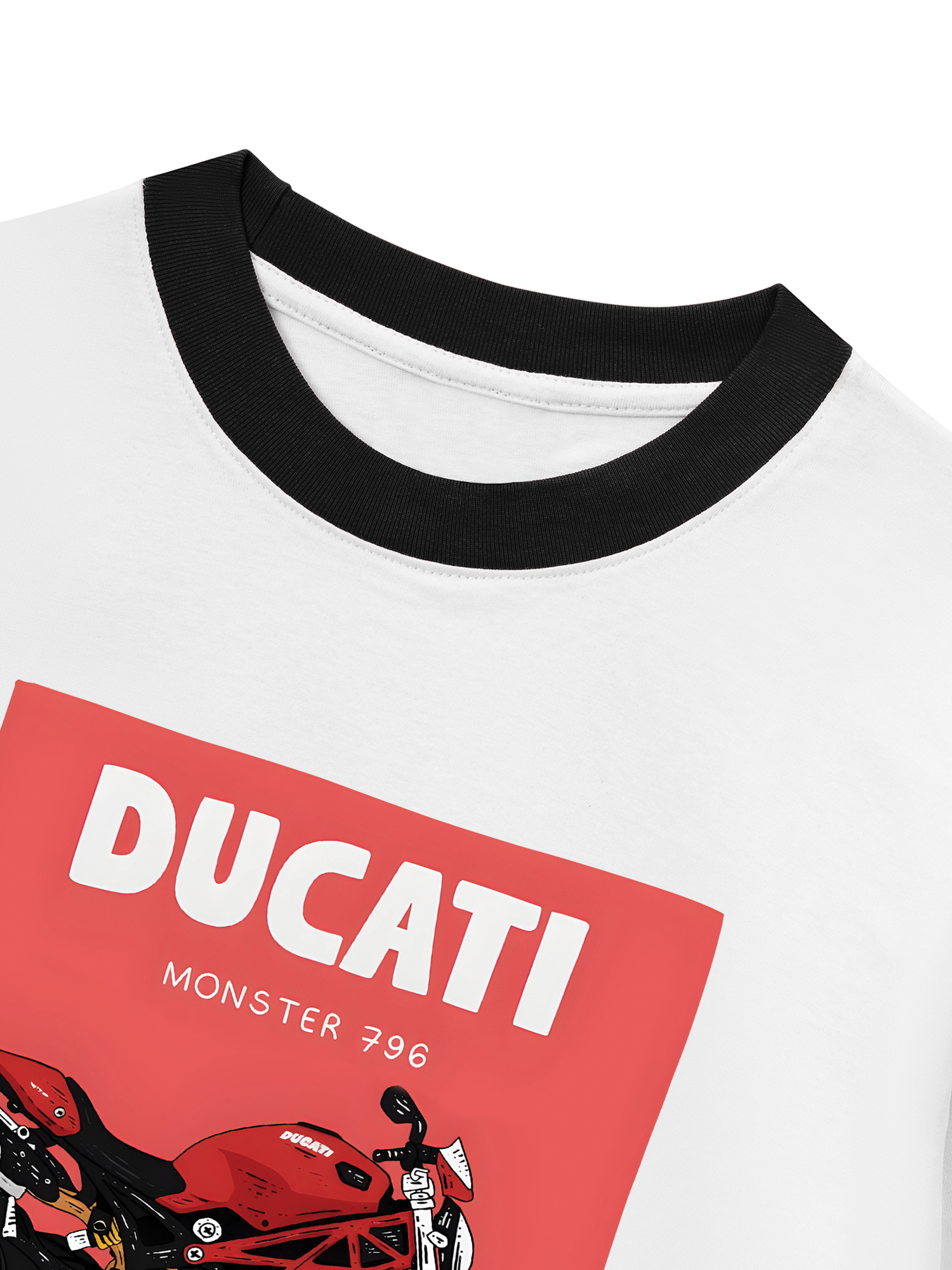 Áo Thun Ringer Relaxed Fit Ducati Monster 796
